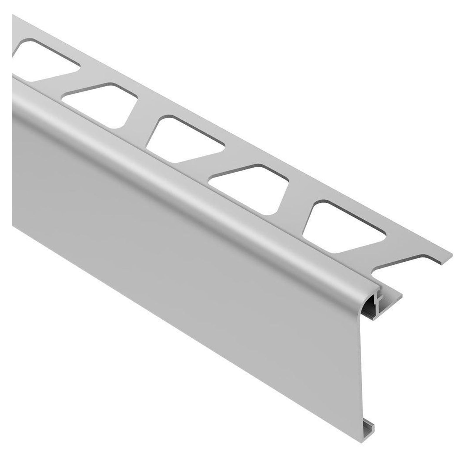 Moulure profil multifonctionnel pour comptoir et escalier aluminium mat, 1/2''