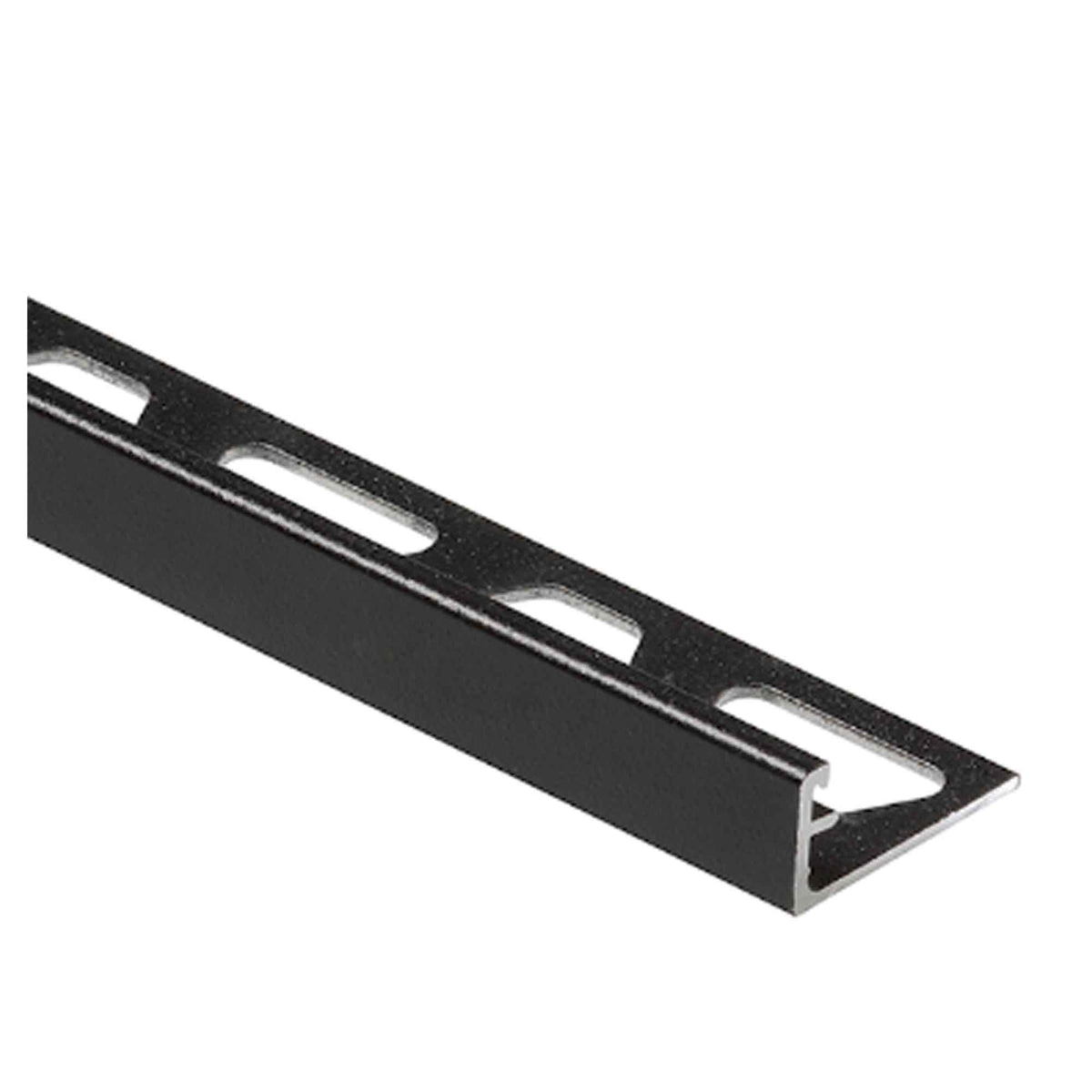 Moulure profilée de finition extérieure en PVC noir, 1/4''