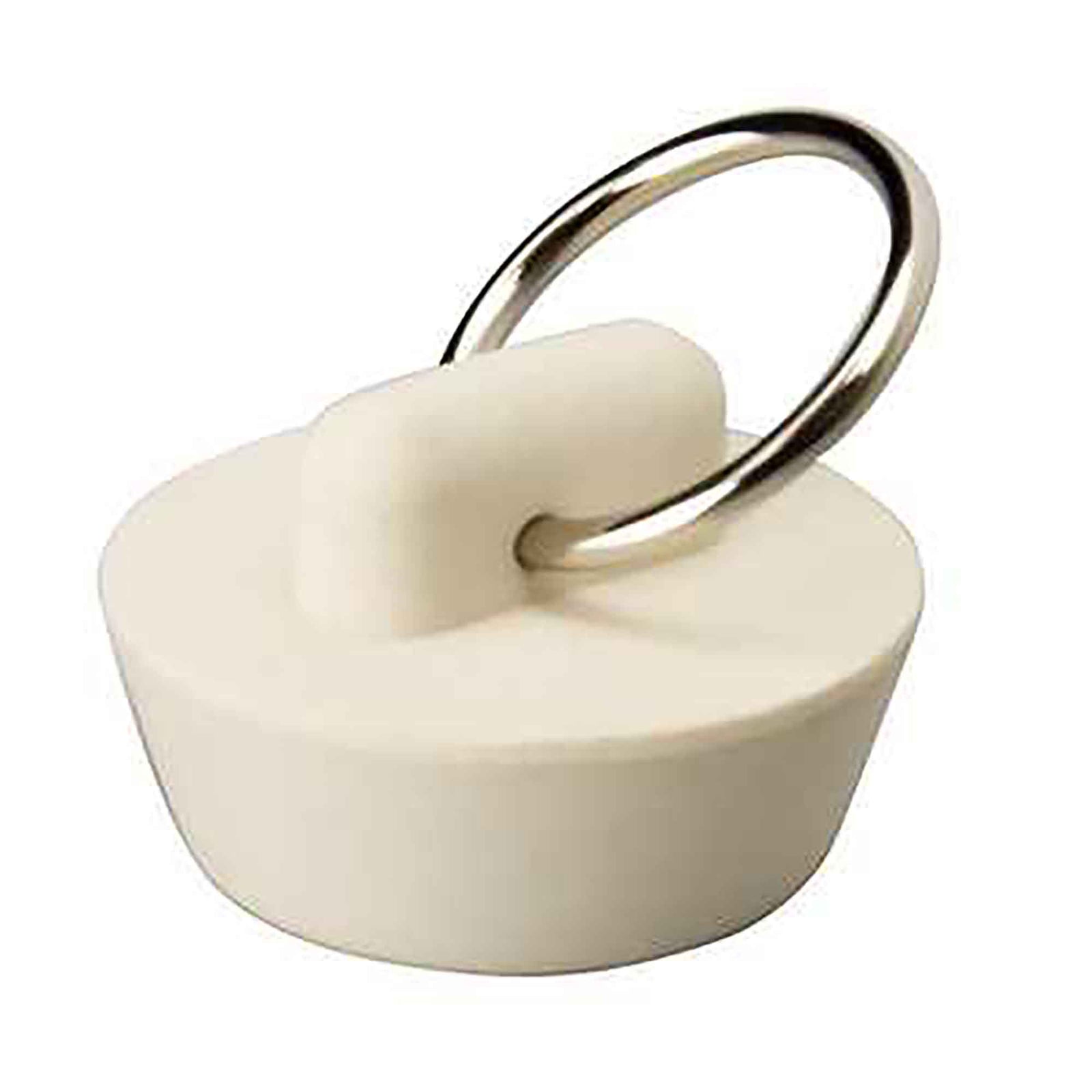 Bouchon creux blanc en caoutchouc, 1-5/8"