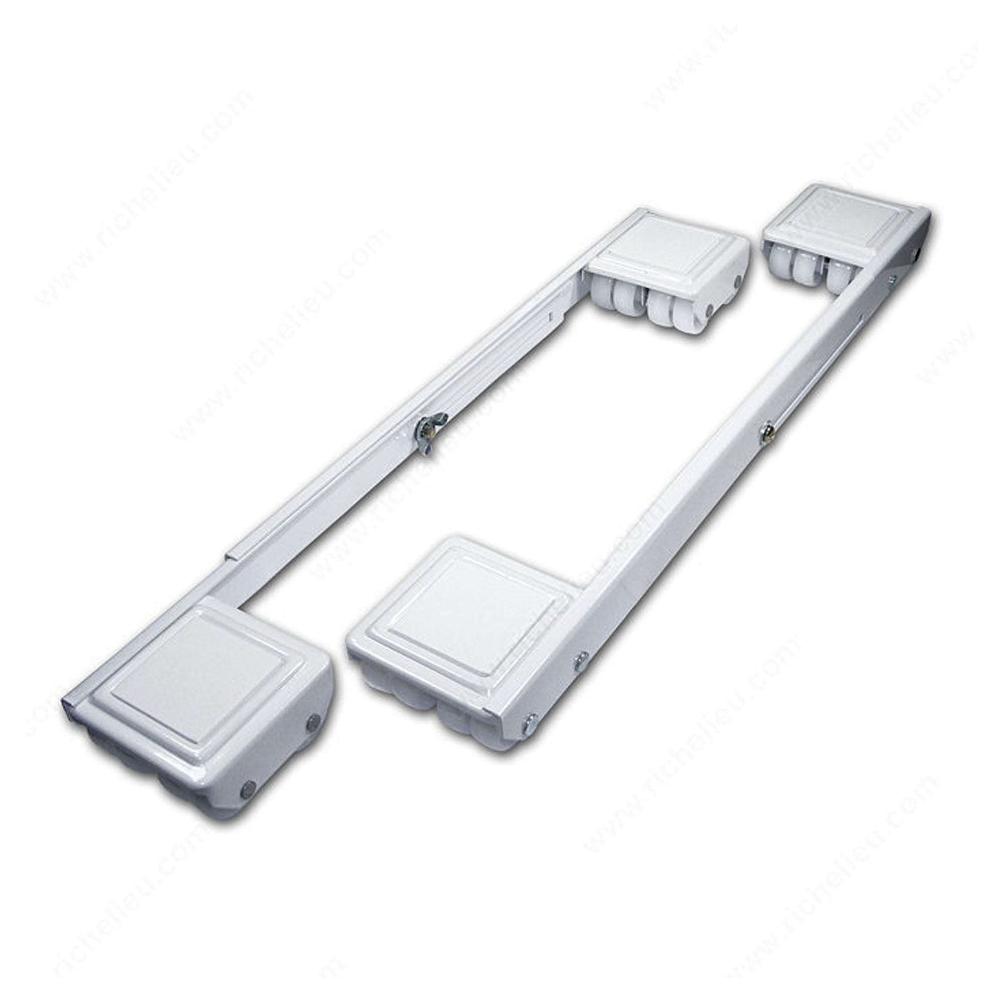 Roulette pour électroménagé, blanc, 18-1/4'' (emballage de 2)