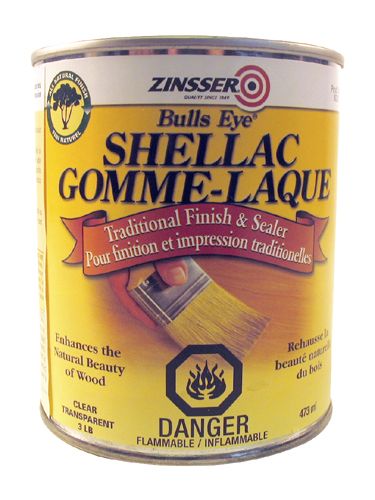 Gomme à laqué, orange ambre, 946 ml