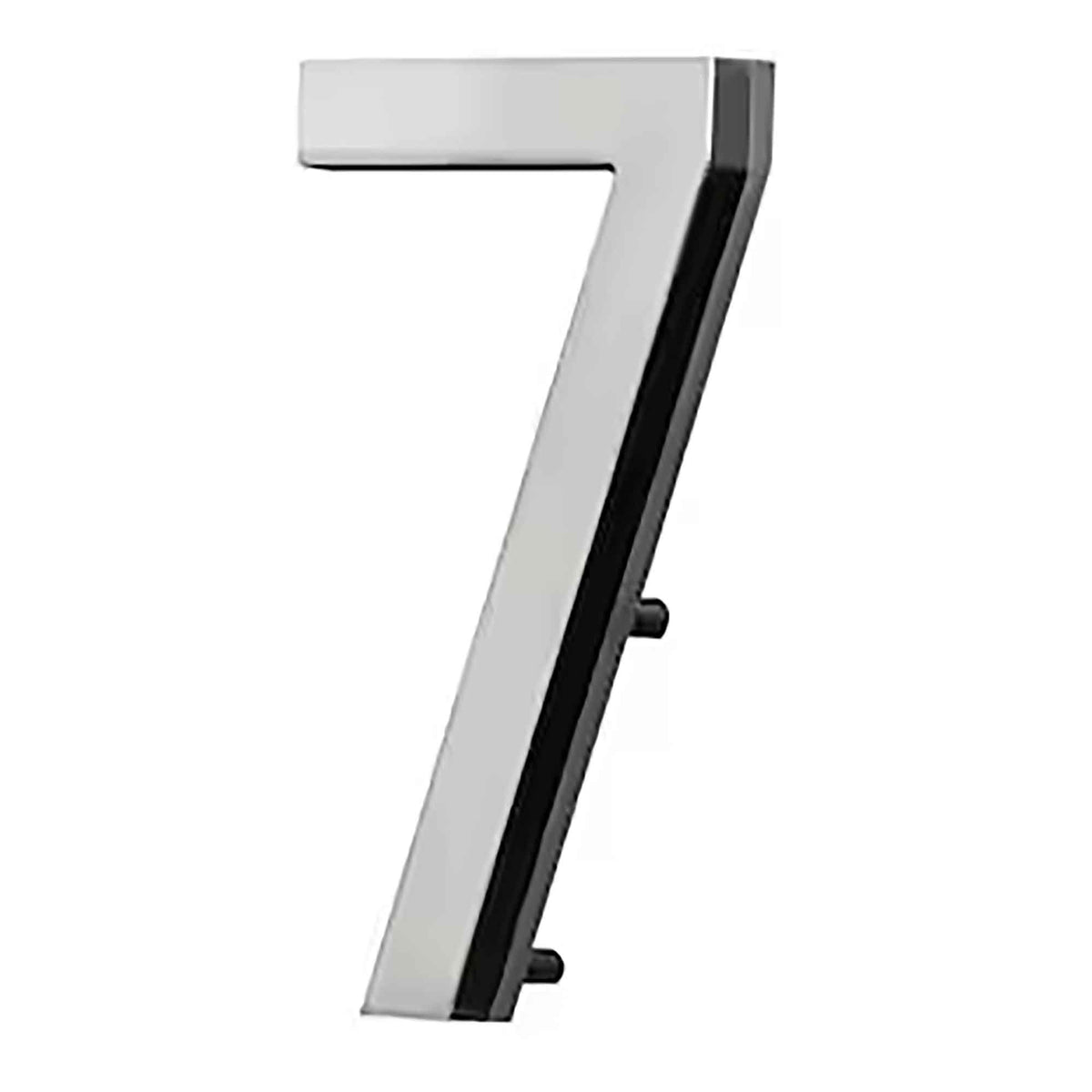 Chiffre d'adresse civique 9'', aluminium, #7