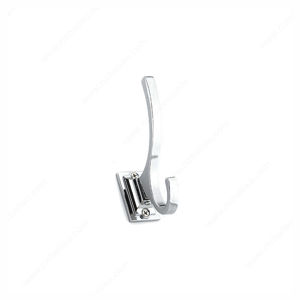 Crocher transitionnel, Edward, chrome, 128 mm  x 32 mm