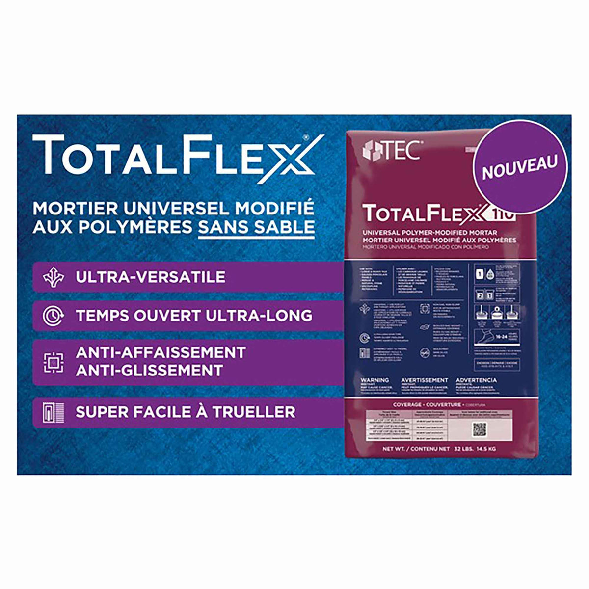 Mortier universel gris 32 lb