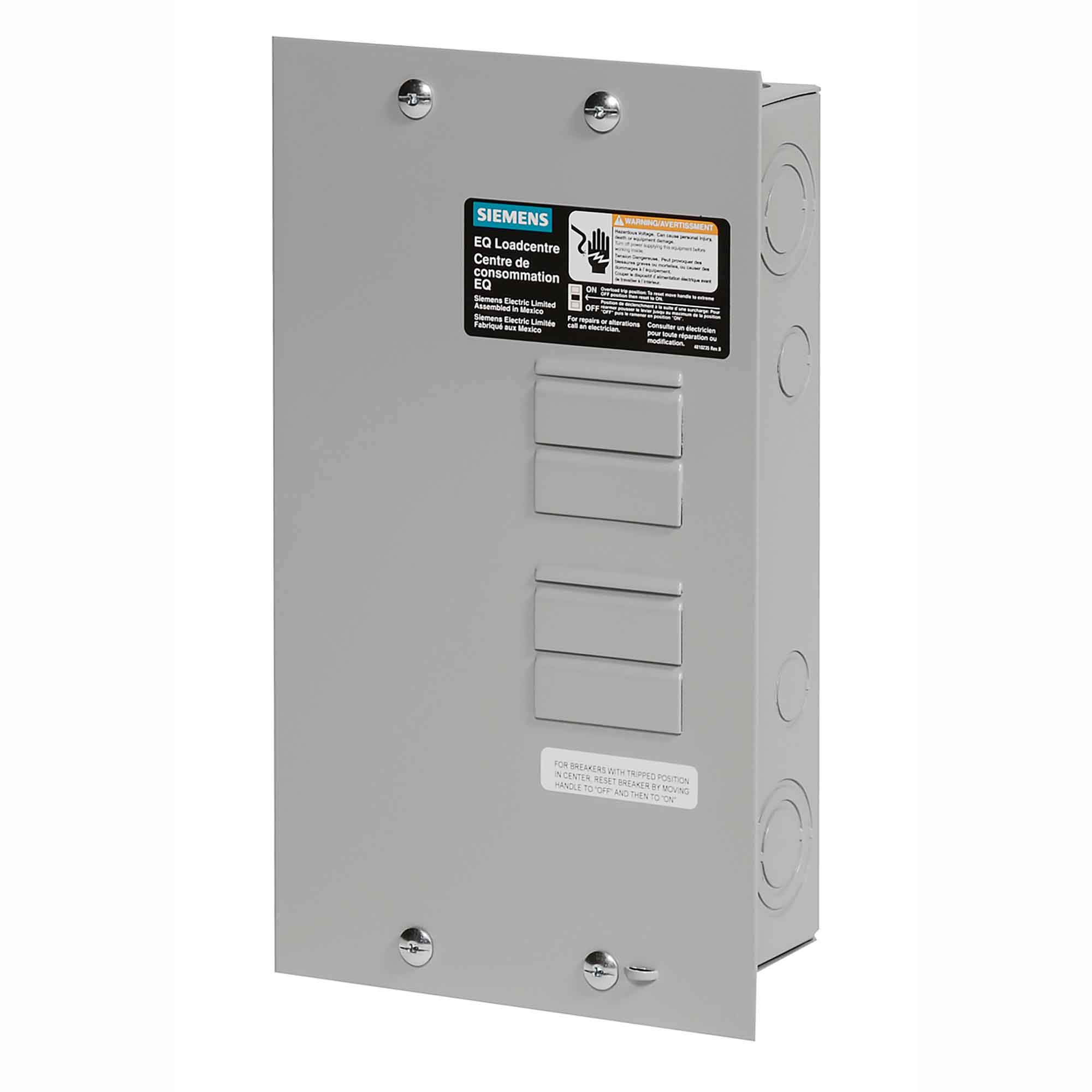 Panneau SIEMENS, type Q, 4 circuits