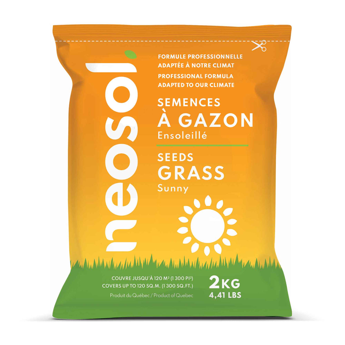 Semences à gazon ensoleillé, 2 kg