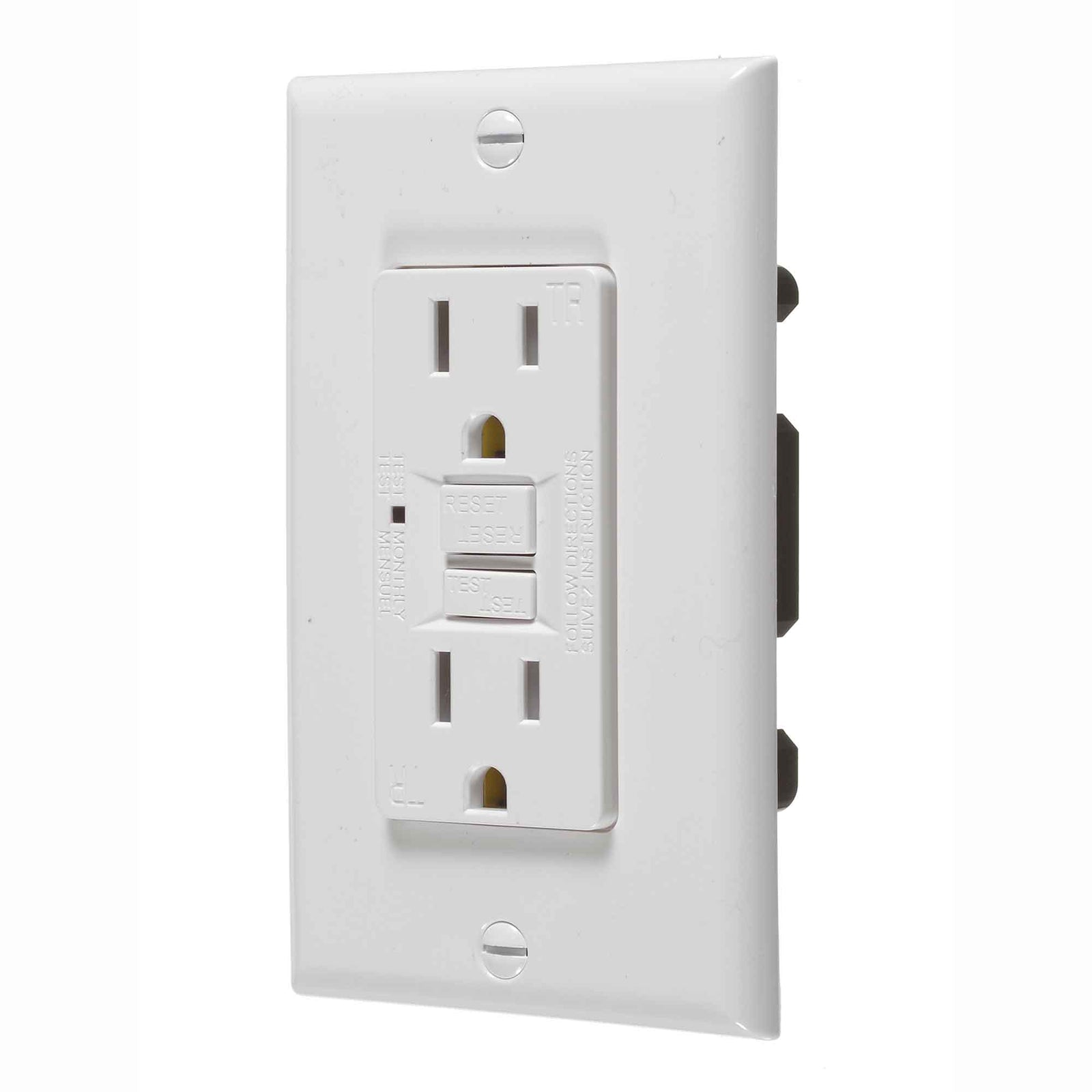 Prise DDFT inviolable 15 A, blanche