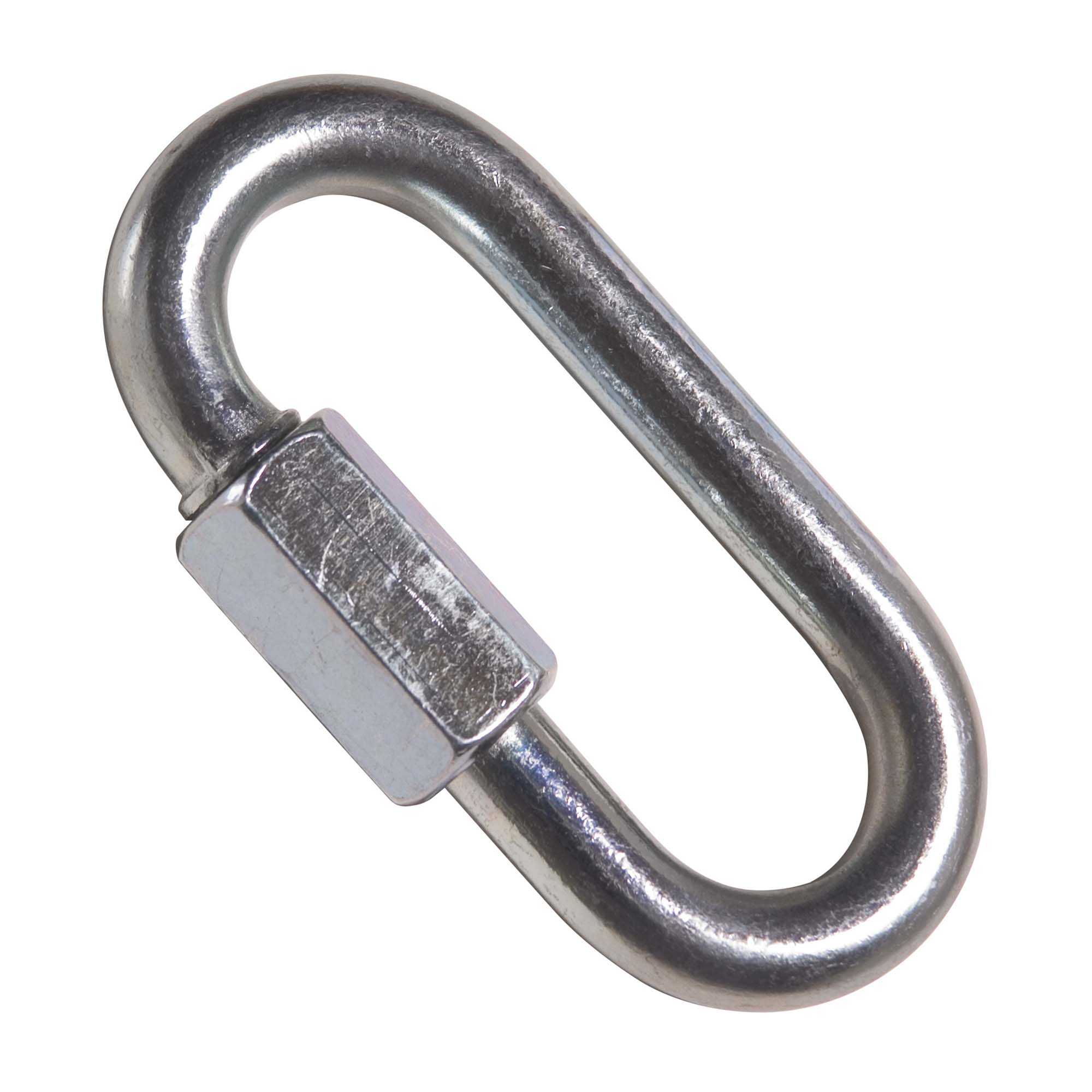 Maillon rapide plaqué de zinc de 5/16''