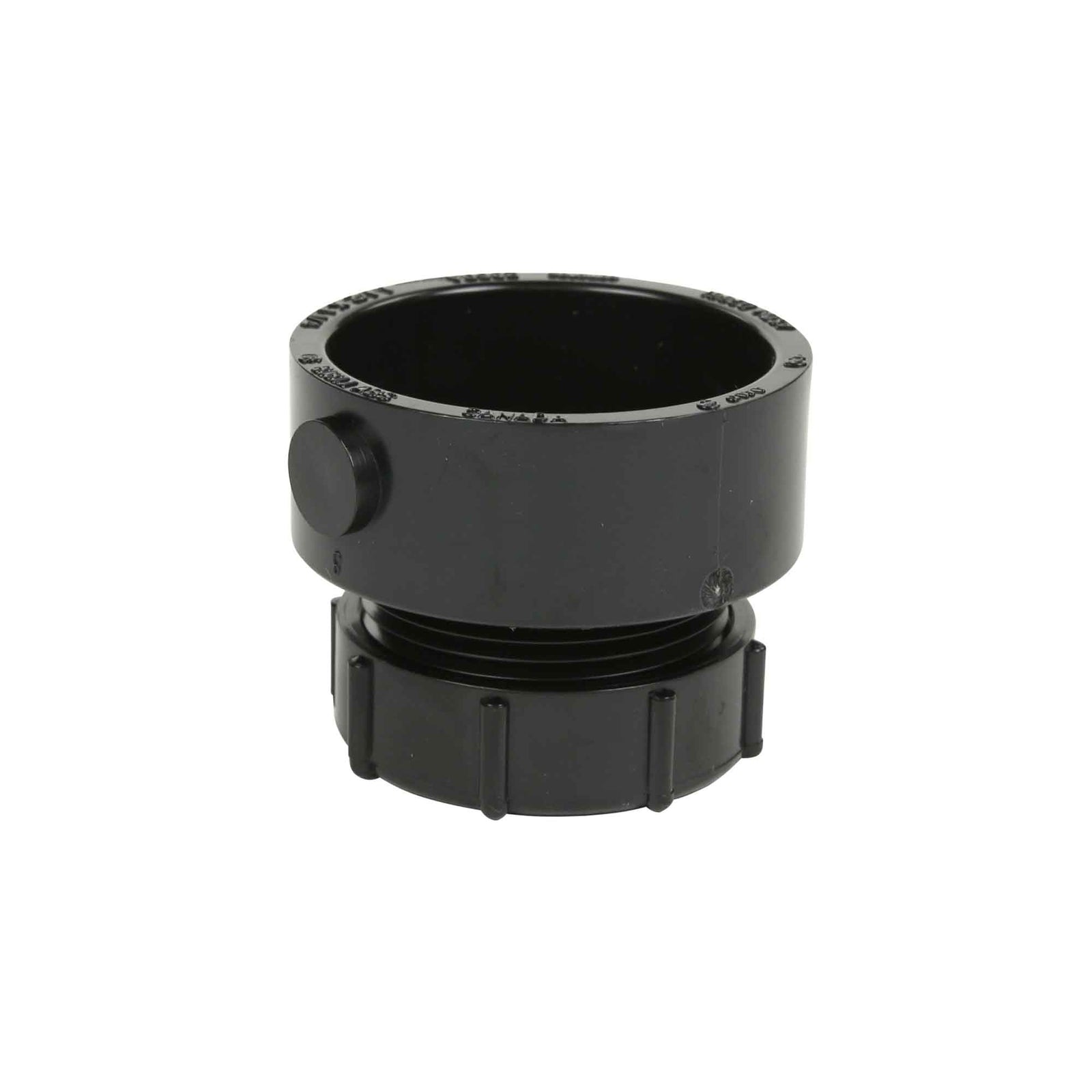 Adaptateur de siphon femelle ABS-DWV «femelle x écrou plastique», 1-1/2" x 1-1/4"  