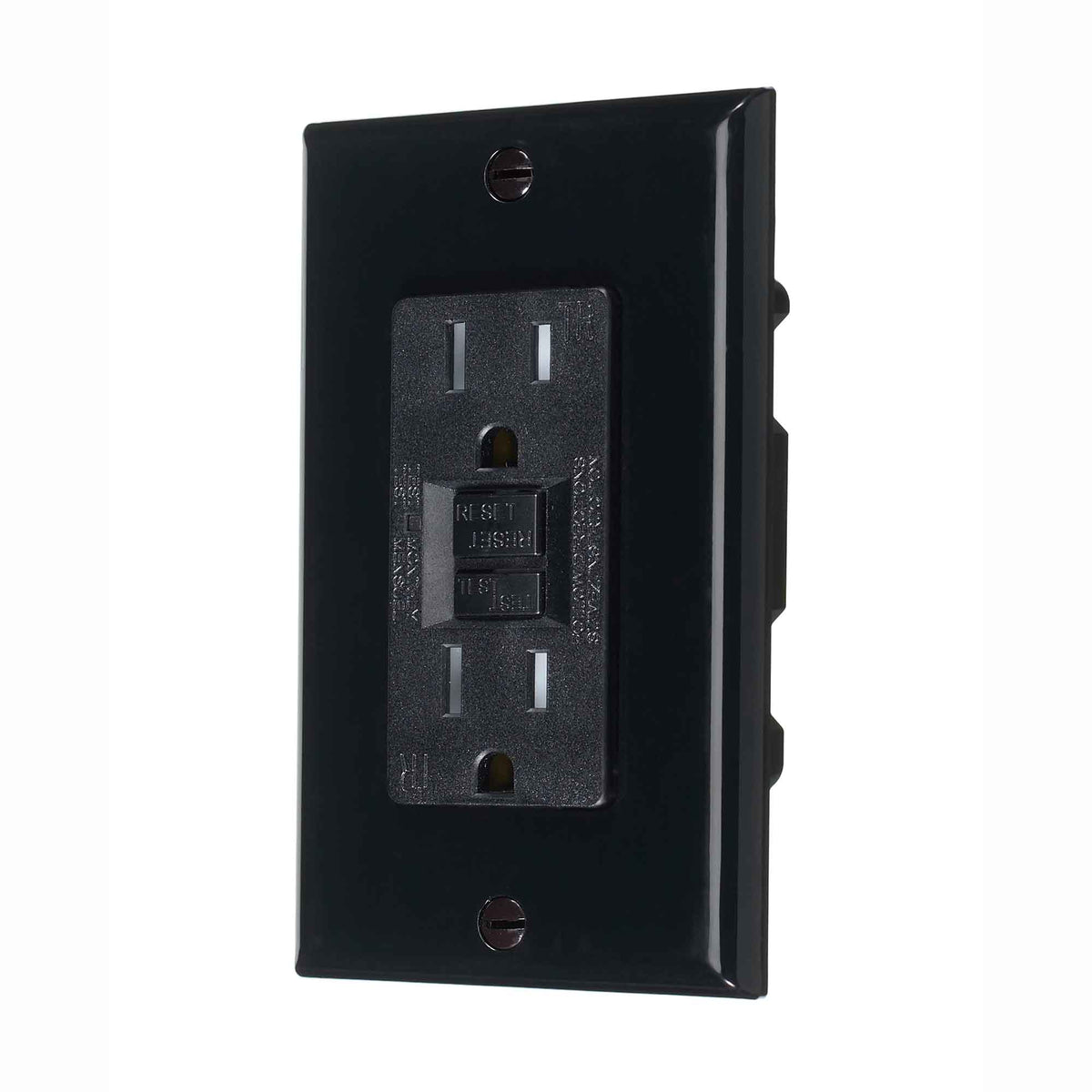 Prise Decora  DDFT de 15 A / 125 V, noir
