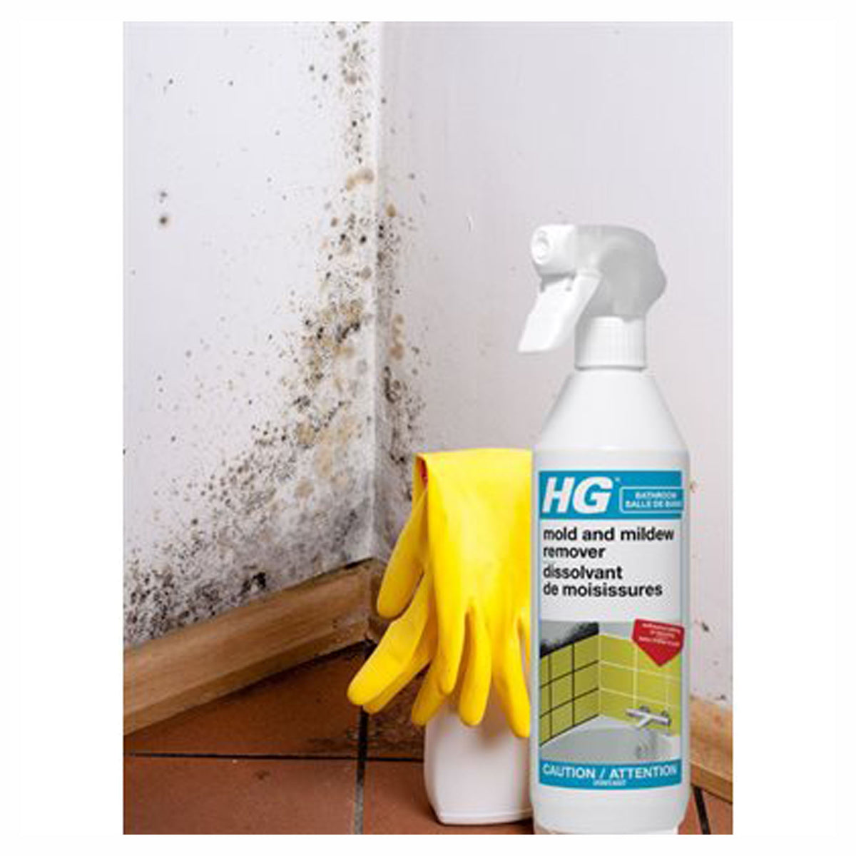 Dissolvant de moisissure pour salle de bain, 500 ml