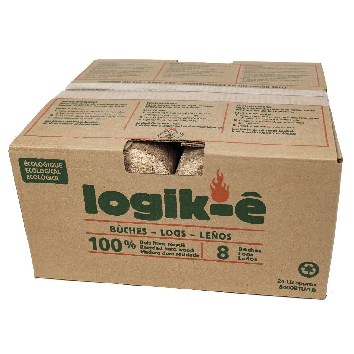 Buche écologique, Logik-Ê (emballage de 10)