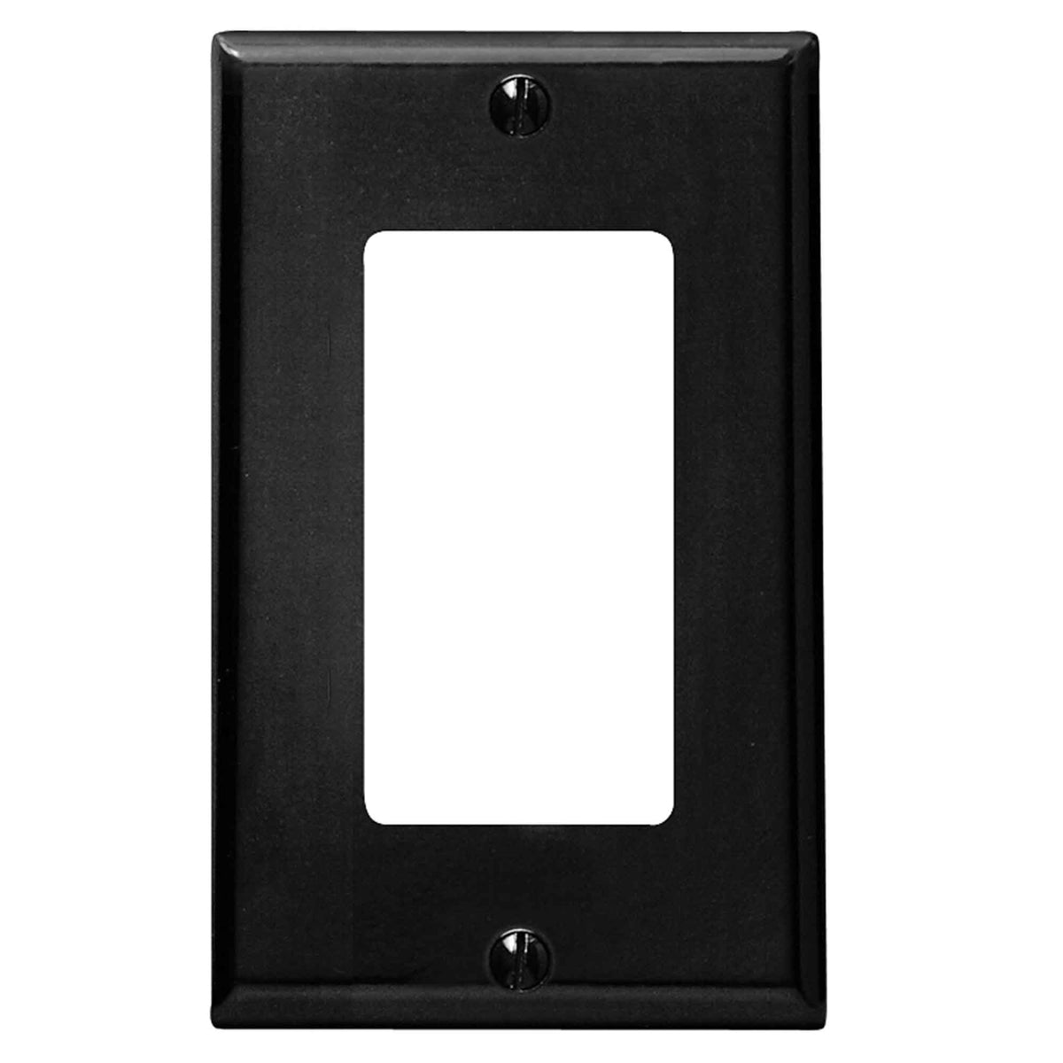 Plaque murale Decora pour 1 dispositif, noir