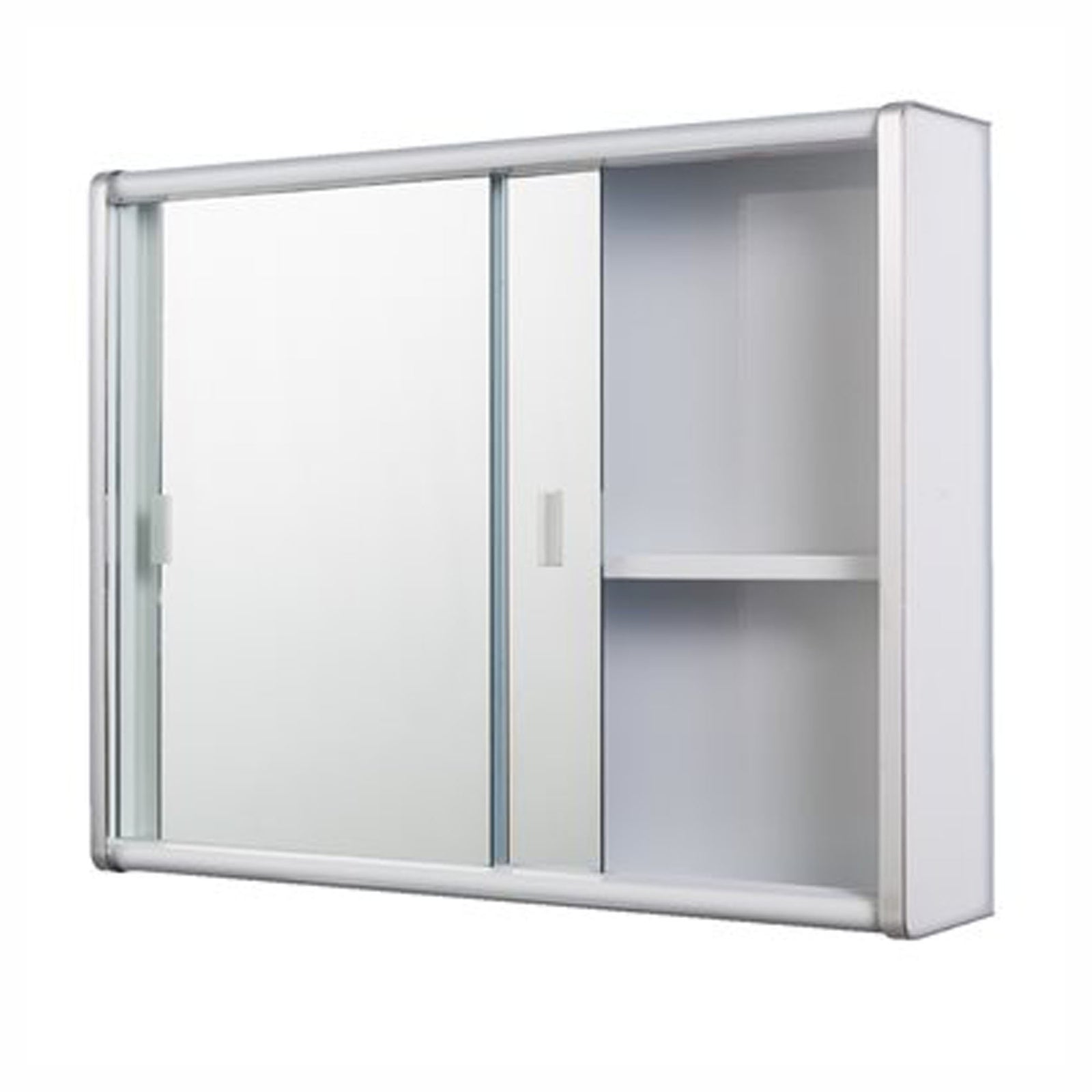 Pharmacie avec porte-miroir, blanche, 24'' X 19'' X 5''