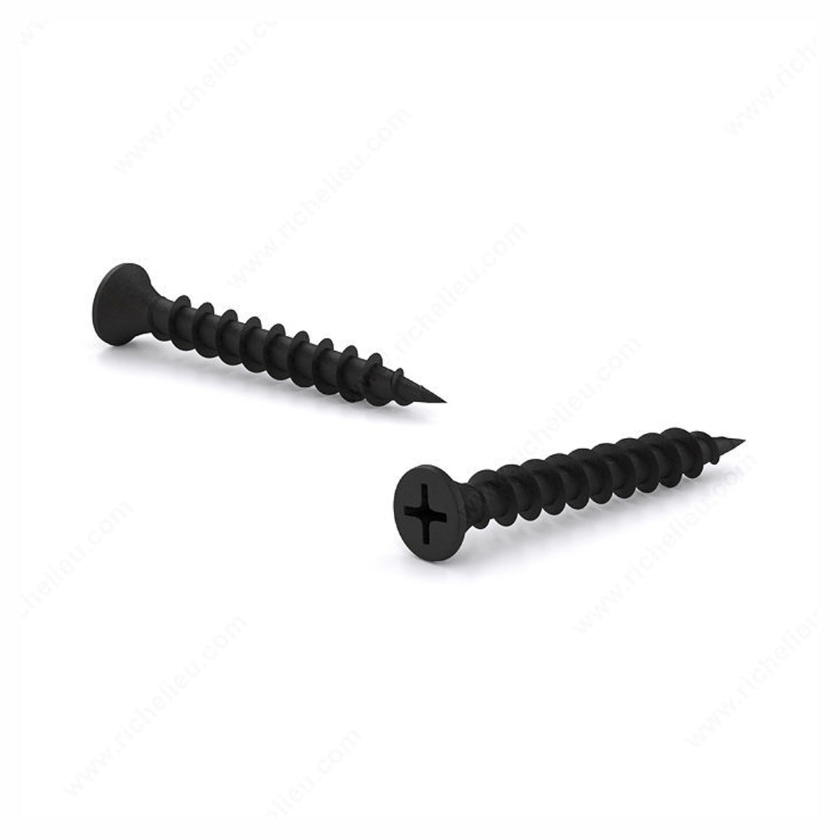 Vis de contre-placage, Tête Philips trompette, gros filet, #10 x 1-1/2'' (emballage de 500)