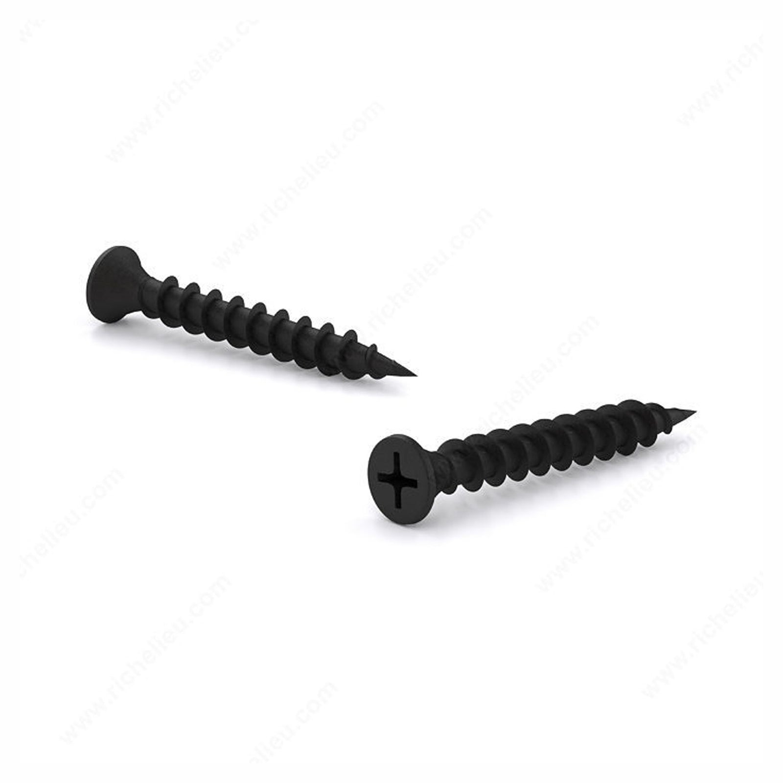 Vis de contre-placage, Tête Philips trompette, gros filet, #10 x 1-1/2'' (emballage de 500)