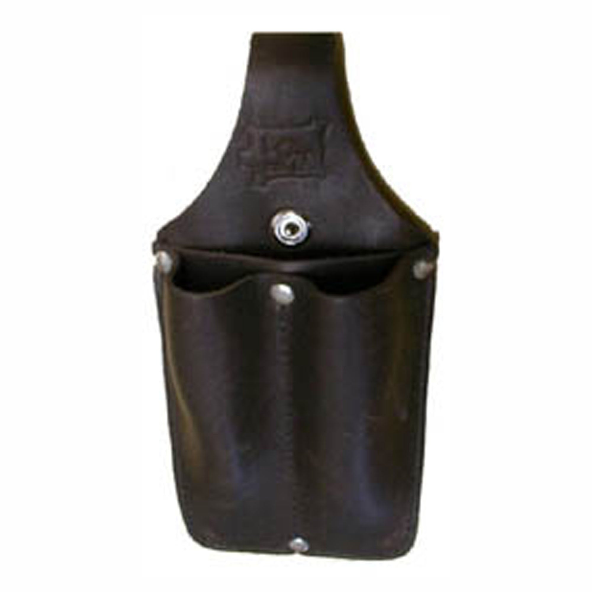 Étui en cuir pour crayons, lampe et couteau