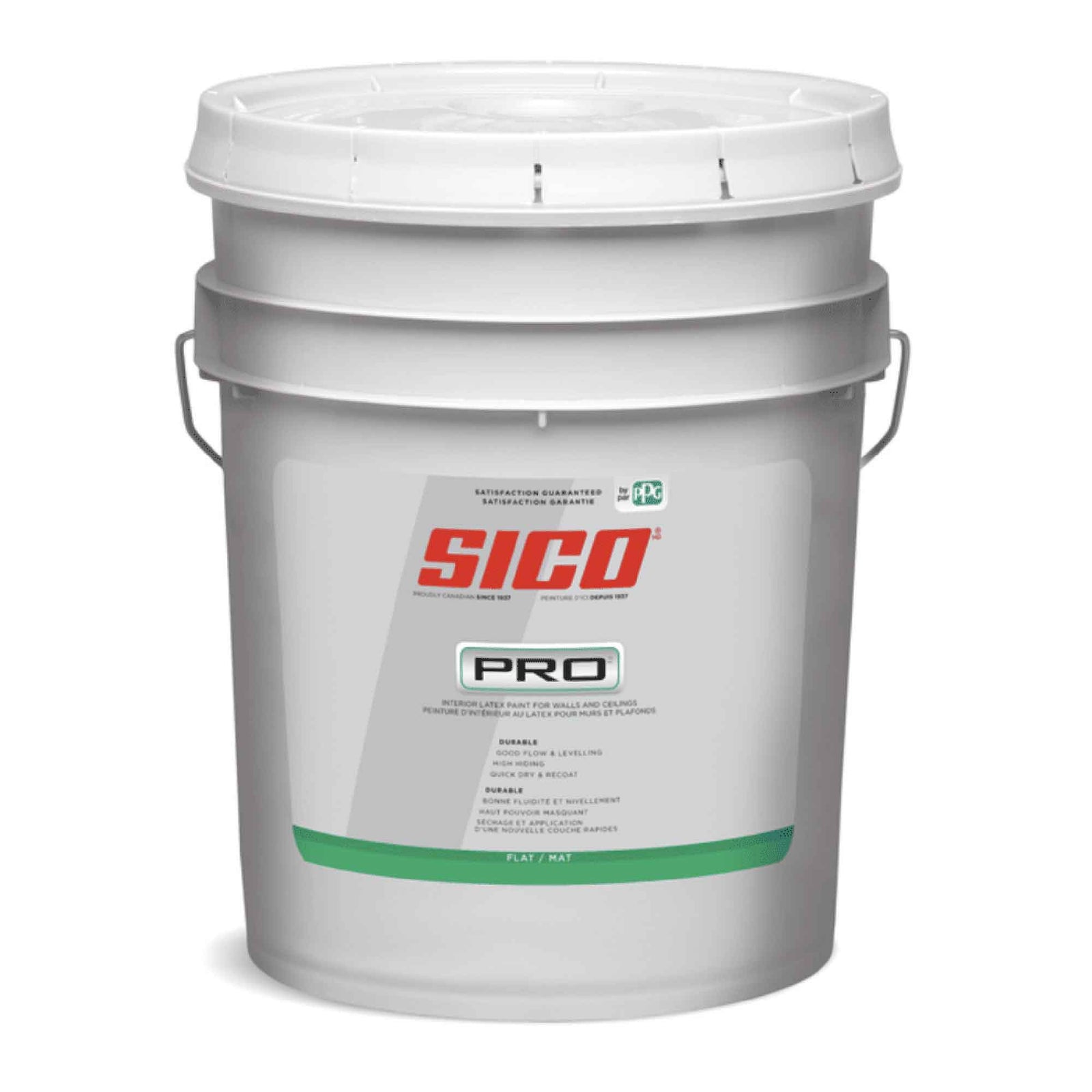Peinture au latex Sico Pro, coquille d'œuf, blanc, 18,9 litres
