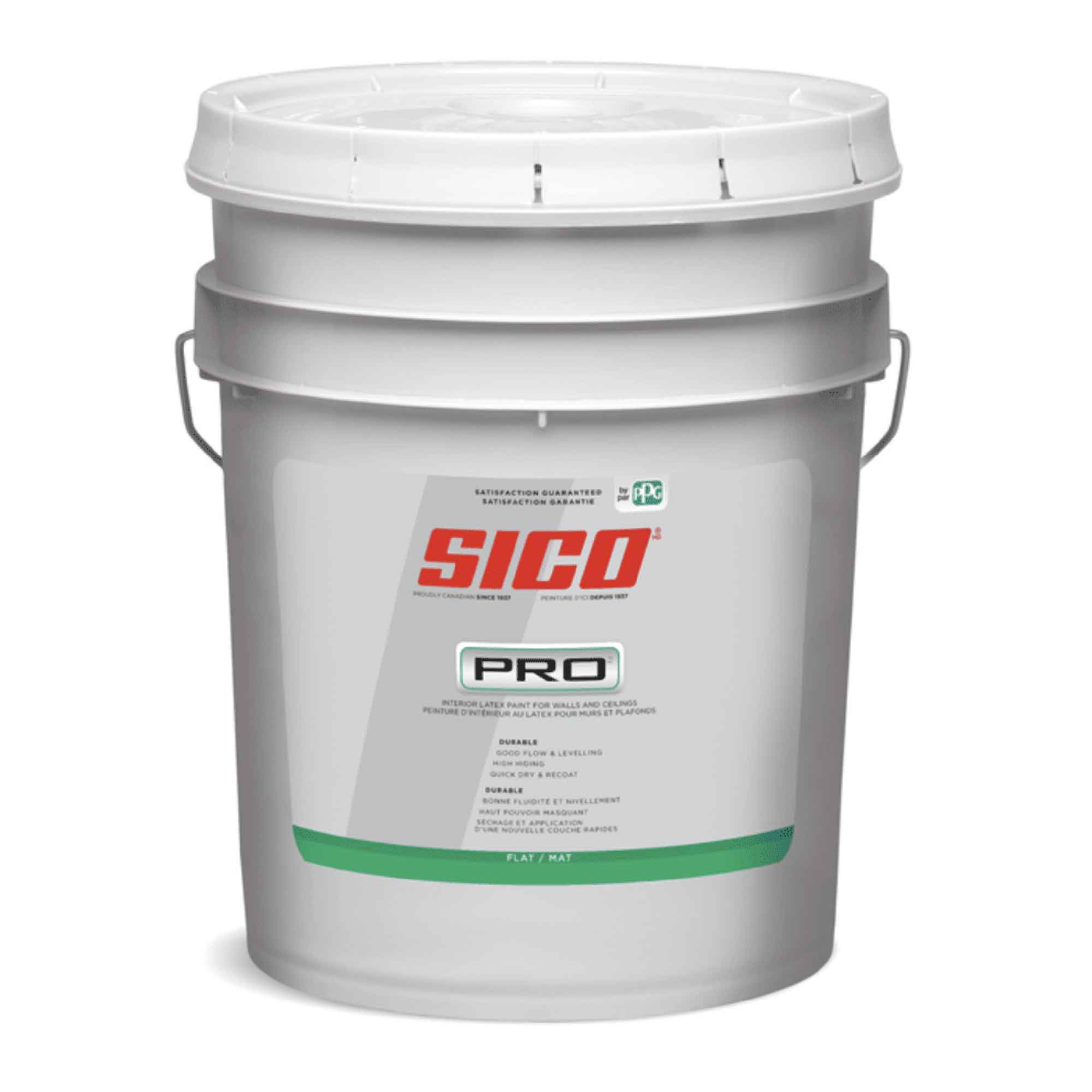 Peinture au latex Sico Pro, coquille d'œuf, blanc, 18,9 litres