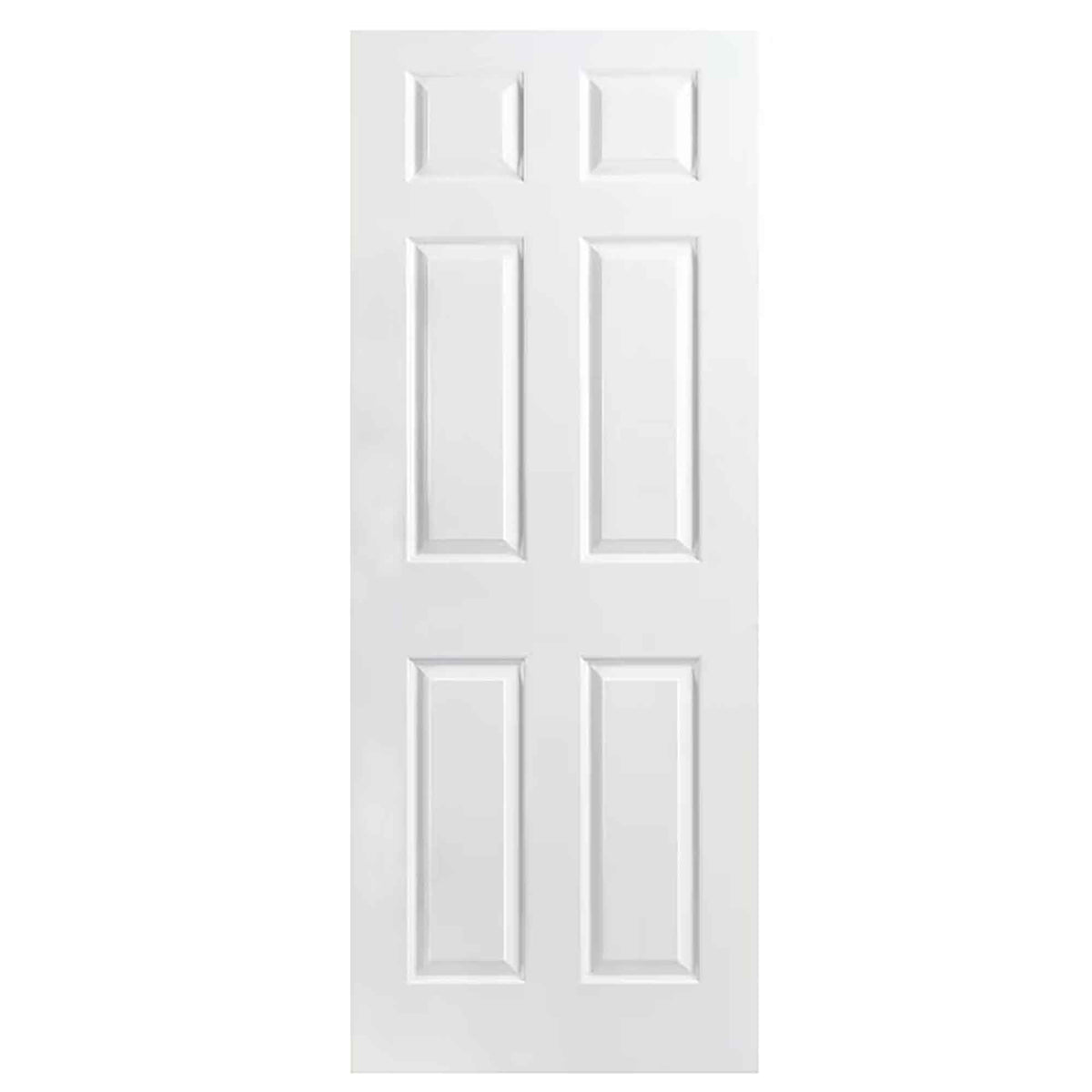 Porte intérieure 6 panneaux Bostonian, usinée, 28&#39;&#39;