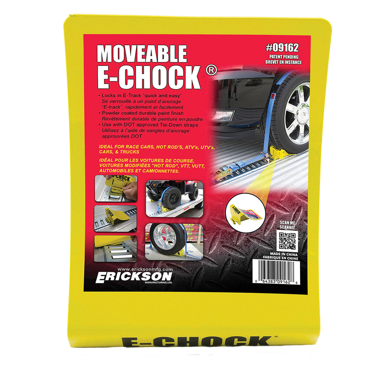 Cale de roue E-CHOCK pour système E-TRACK