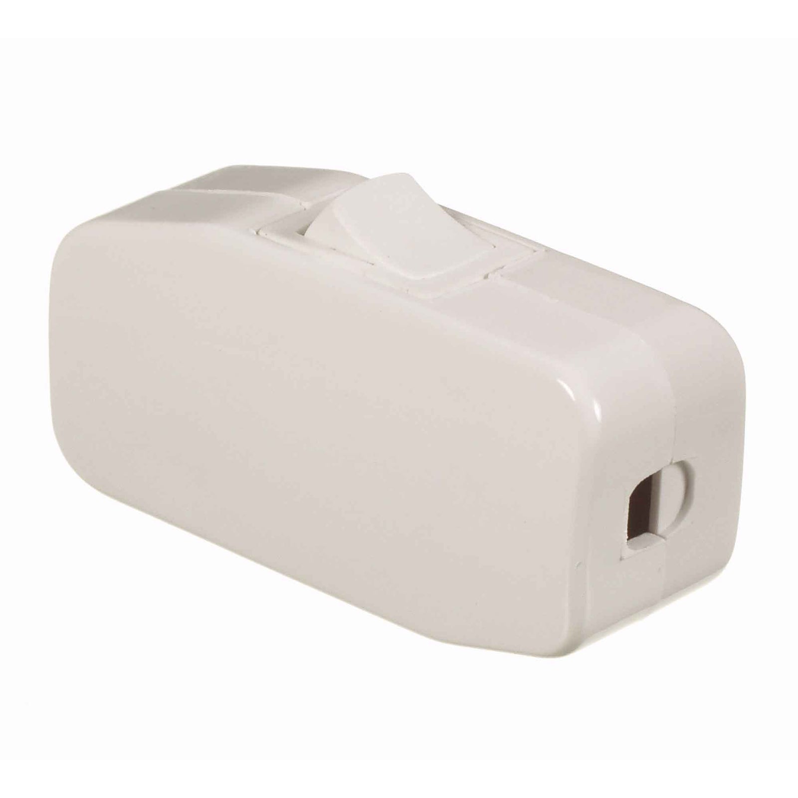 Interrupteur de passage unipolaire de 3 A / 125 V, blanc
