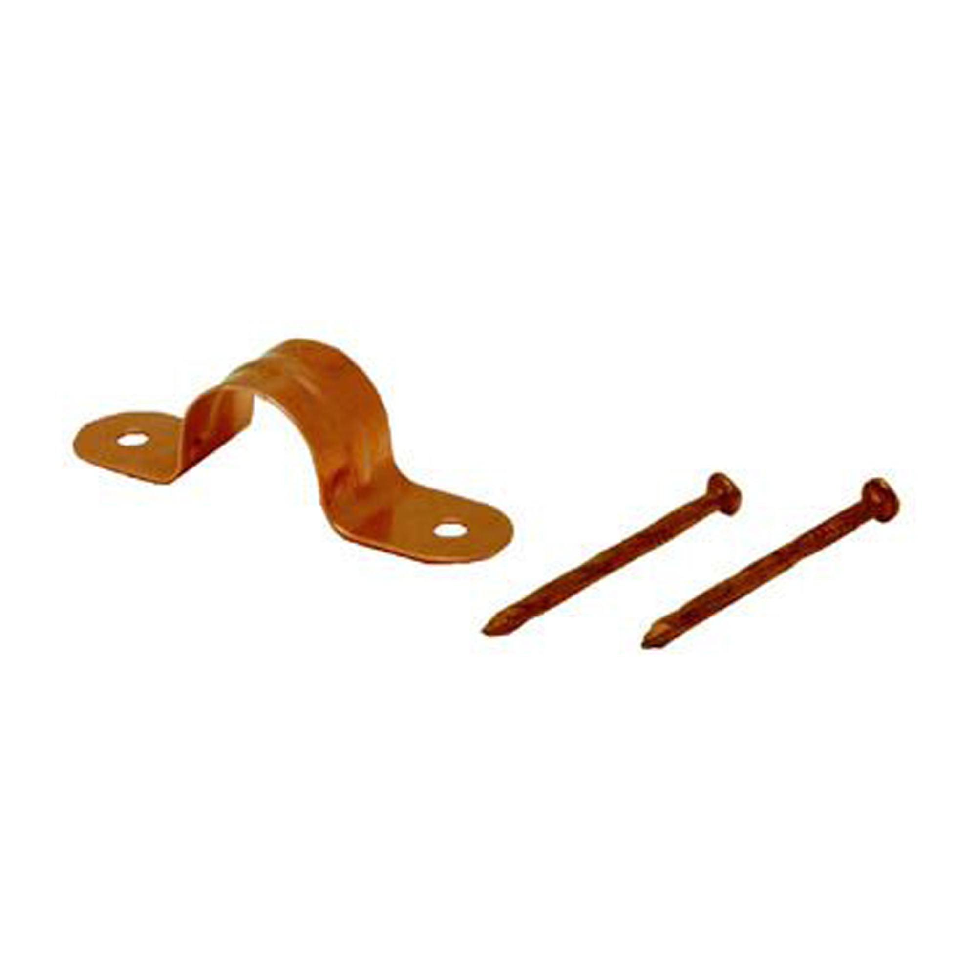 Attache tuyau de cuivre, 1/2'' (emballage de 10)