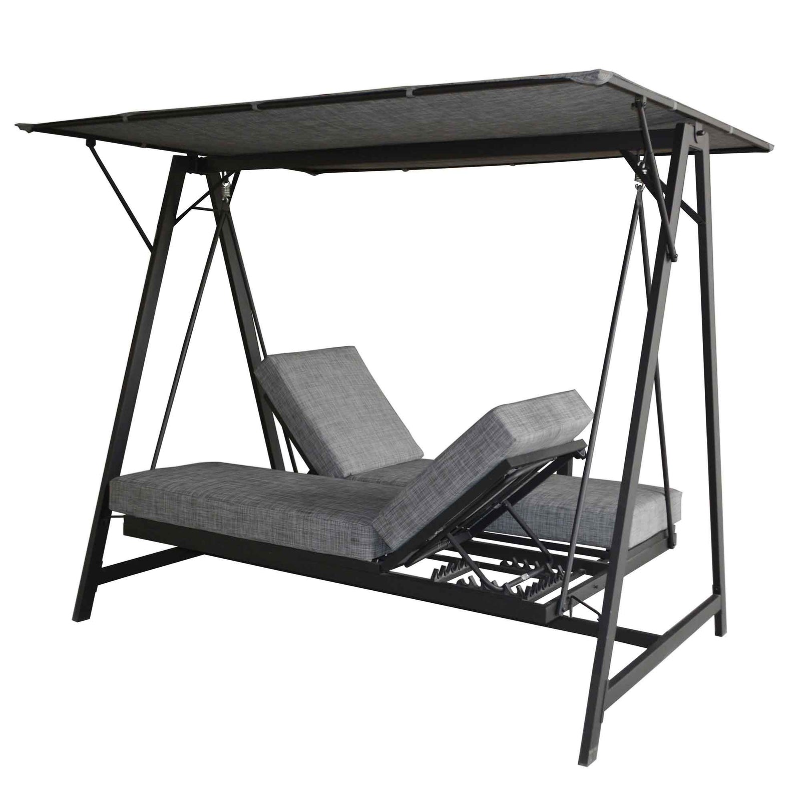 Balançoire-hamac de luxe avec coussins, 3 places