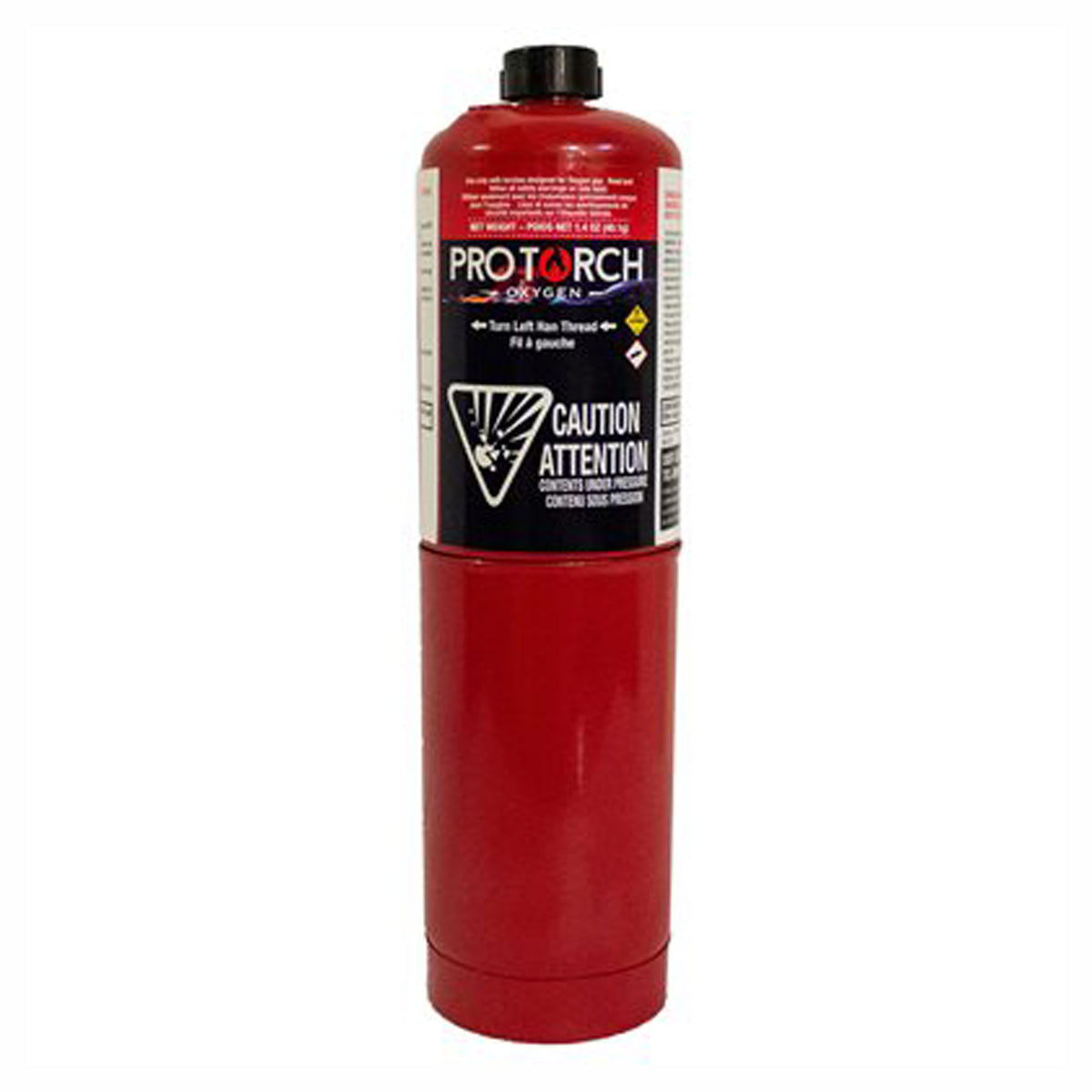 Cylindre d'oxygène, rouge, 1,4 oz