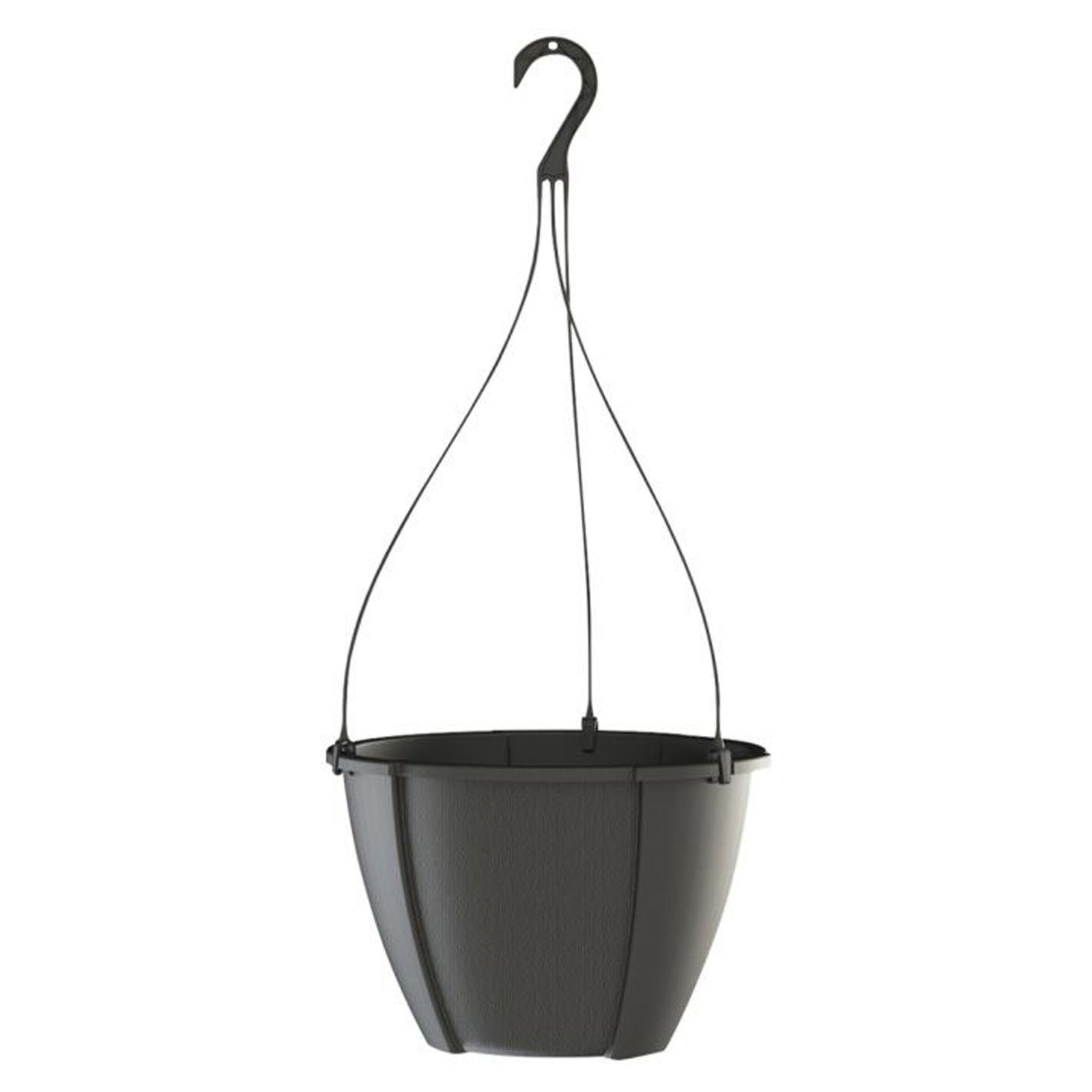 "JARDINIERE RONDE RES. EAU 12'' VERT"