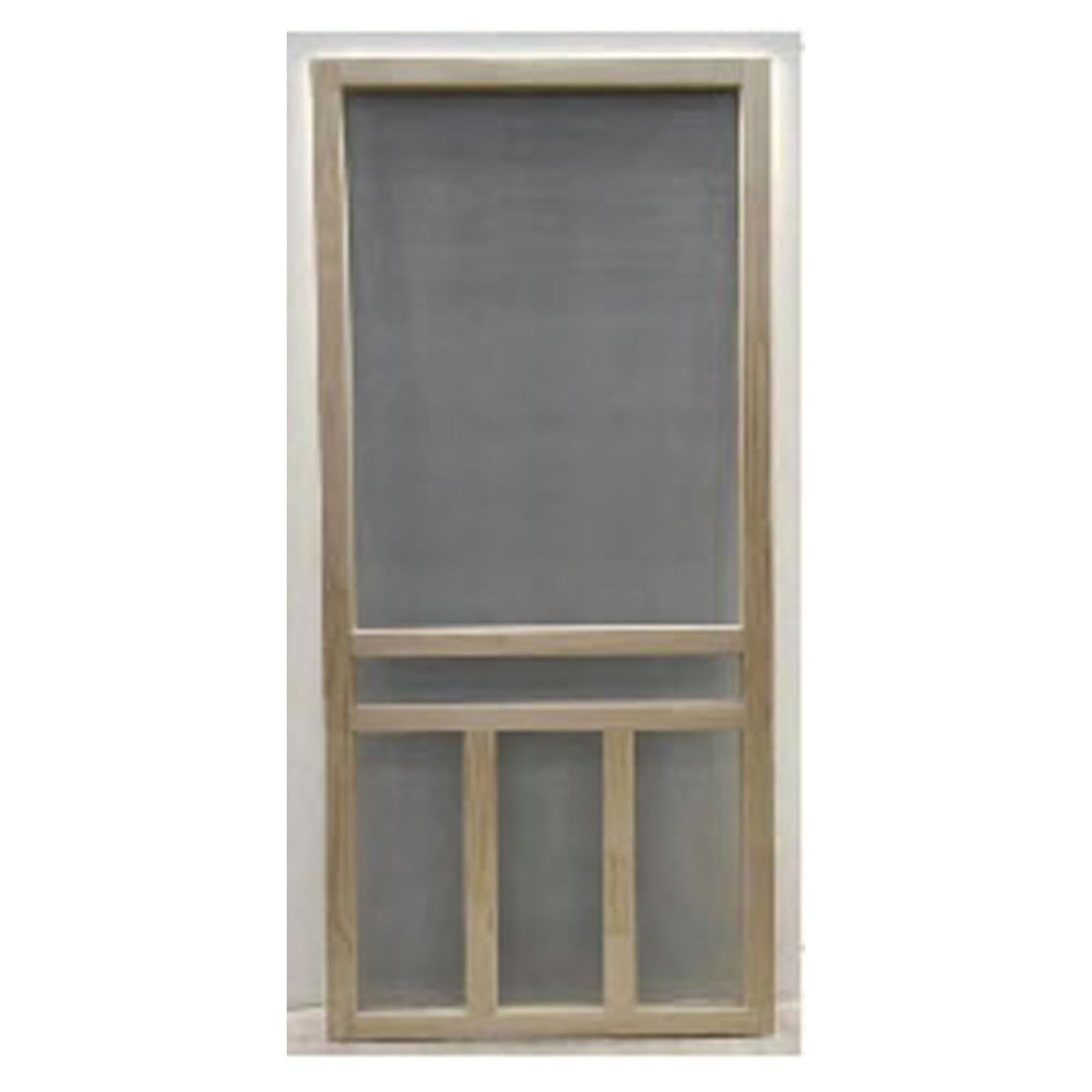 Porte moustiquaire,II-barres, en bois, 33'' x 81''