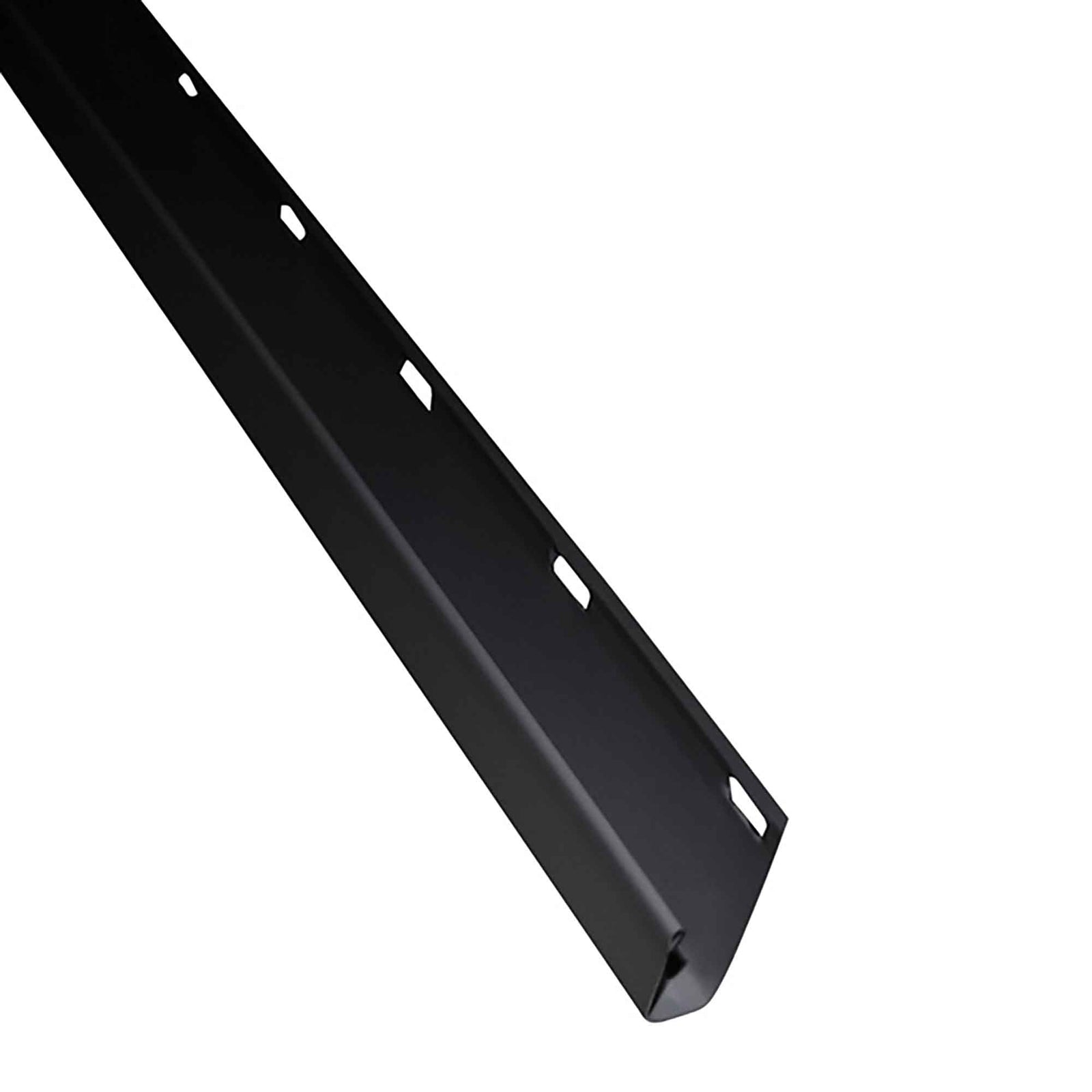 Moulure J trim en aluminium pour soffite 1/2'', noir mat