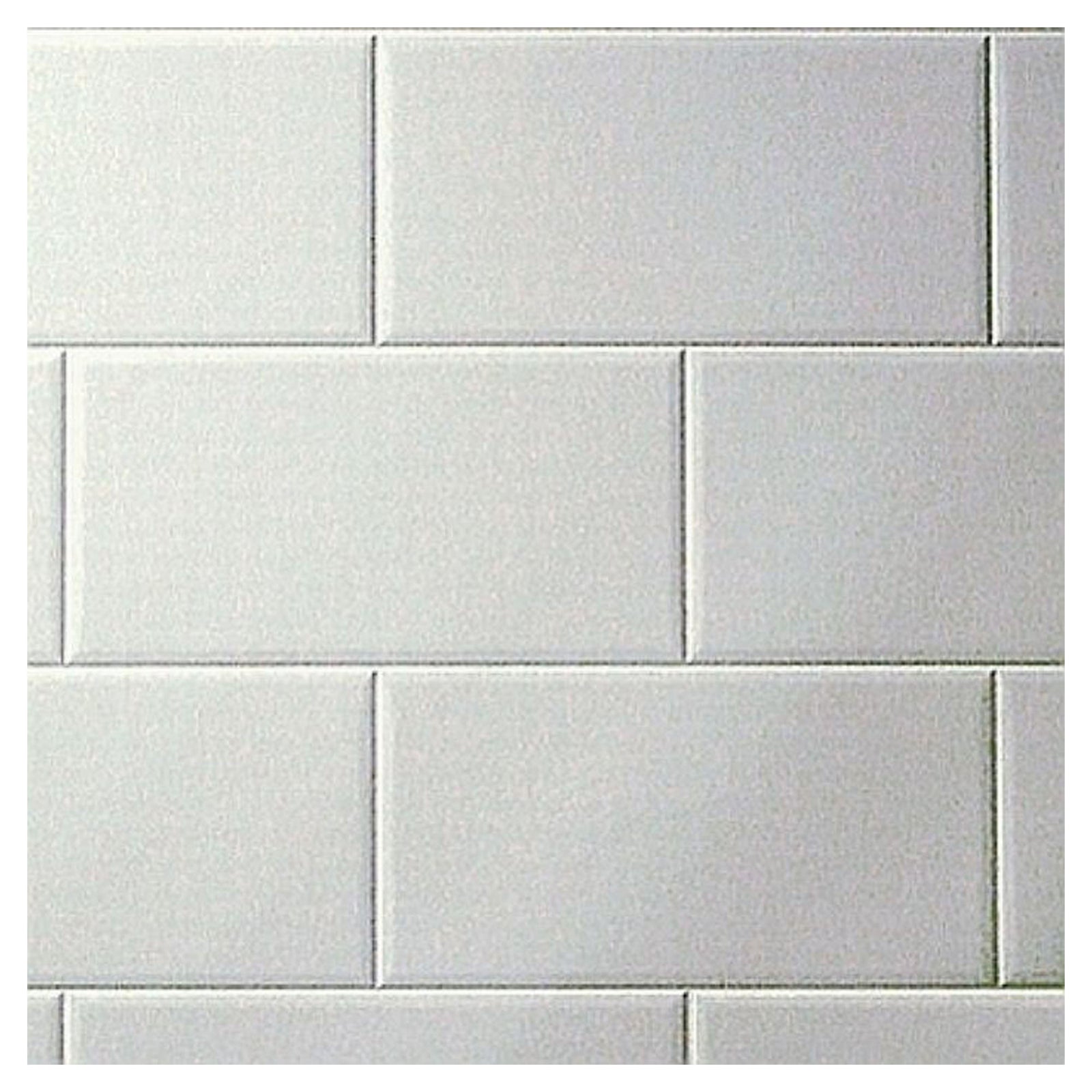 Panneau de préfini Tuiles Métroliner, blanc, 1/8'' x 4' x 8'
