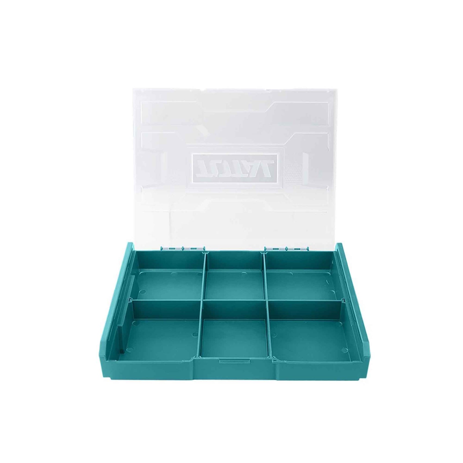 Boîte de rangement en plastique empilable, 13-3/8'' x 9-3/4'' x 2-3/8''