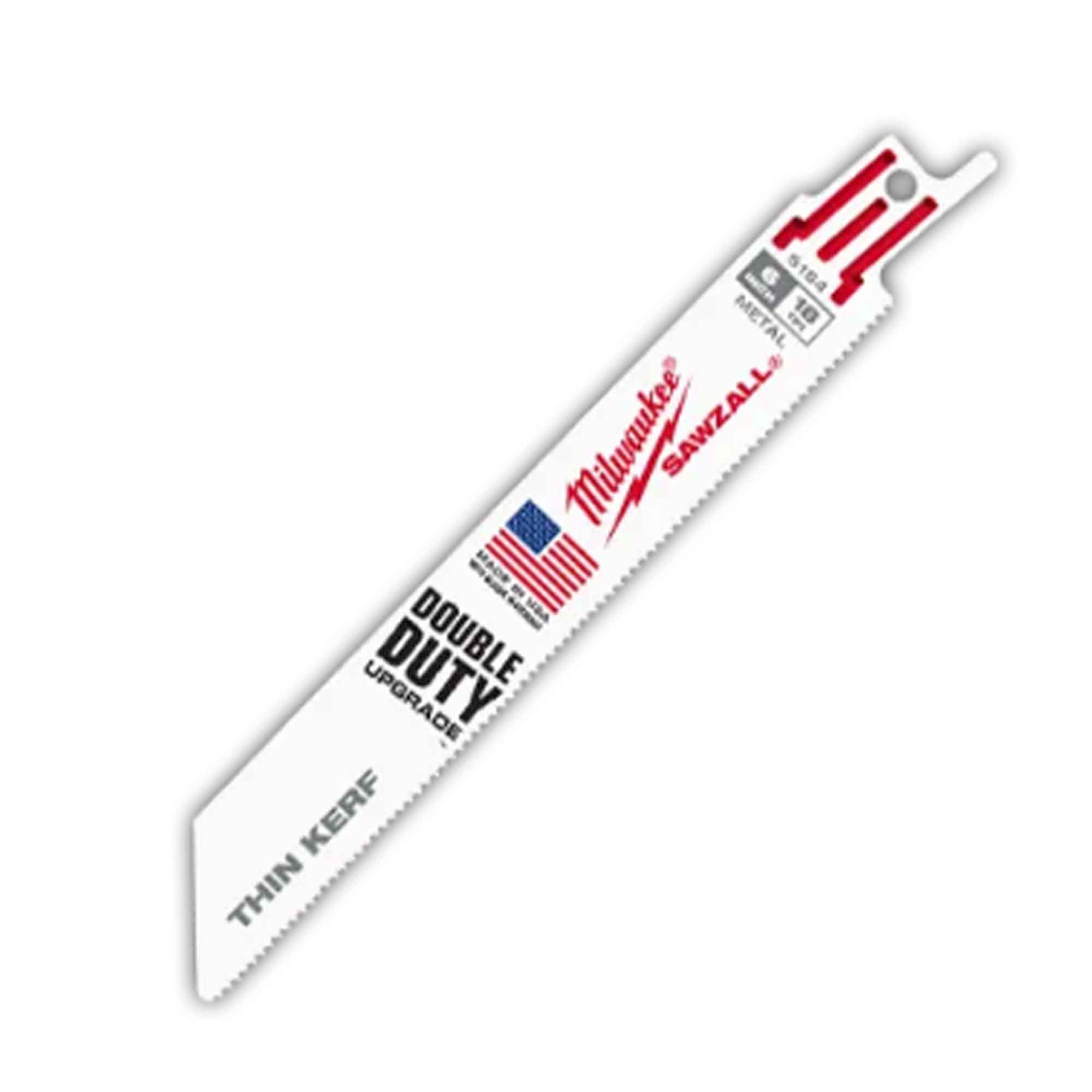 Lame de scie alternative Sawzall, 6'' X 18 TPI (emballage de 5)