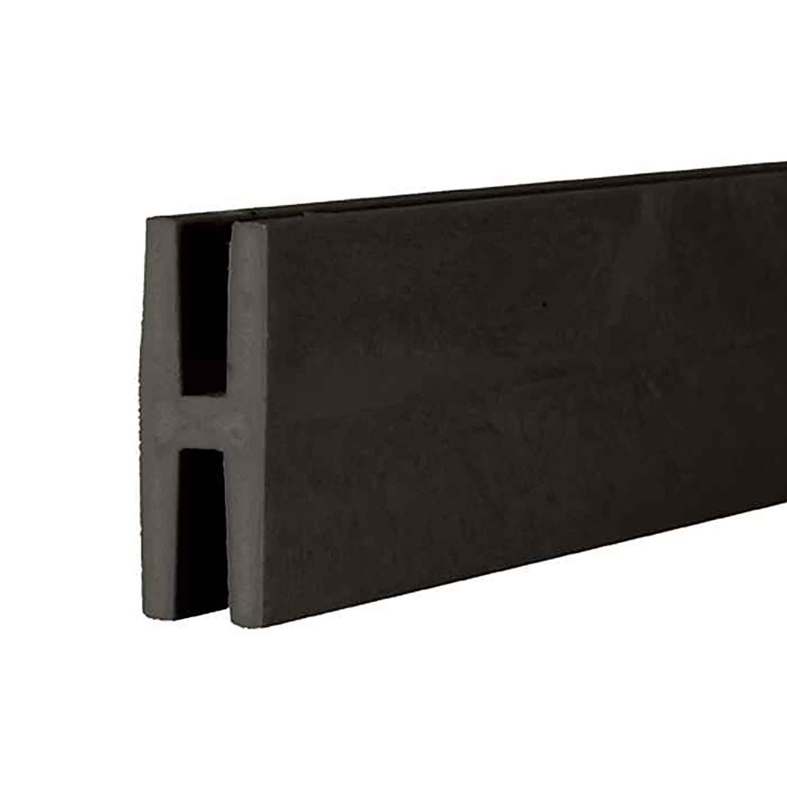 Moulure de division en PVC en H, 3/4'' x 2-1/4'' x 98'', blanc