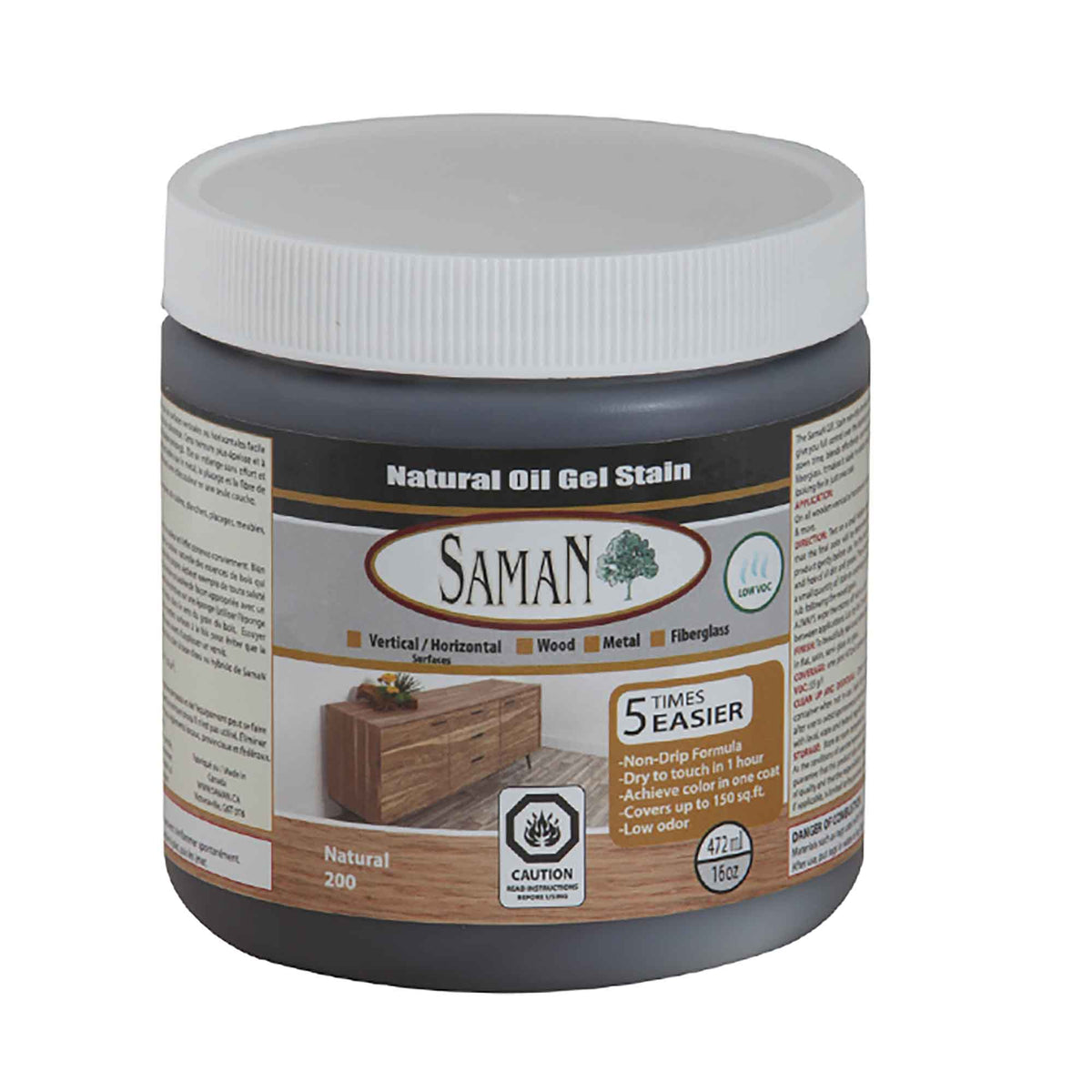 Teinture Gel, naturel, 1 litre