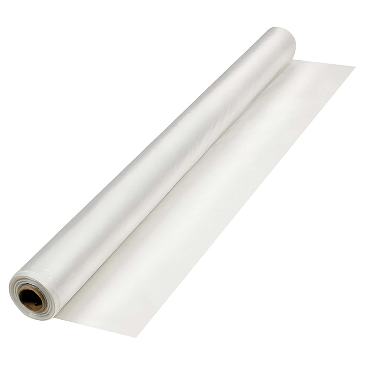 Pellicule en polythène transparente de calibre fort, 120'' x 25' 