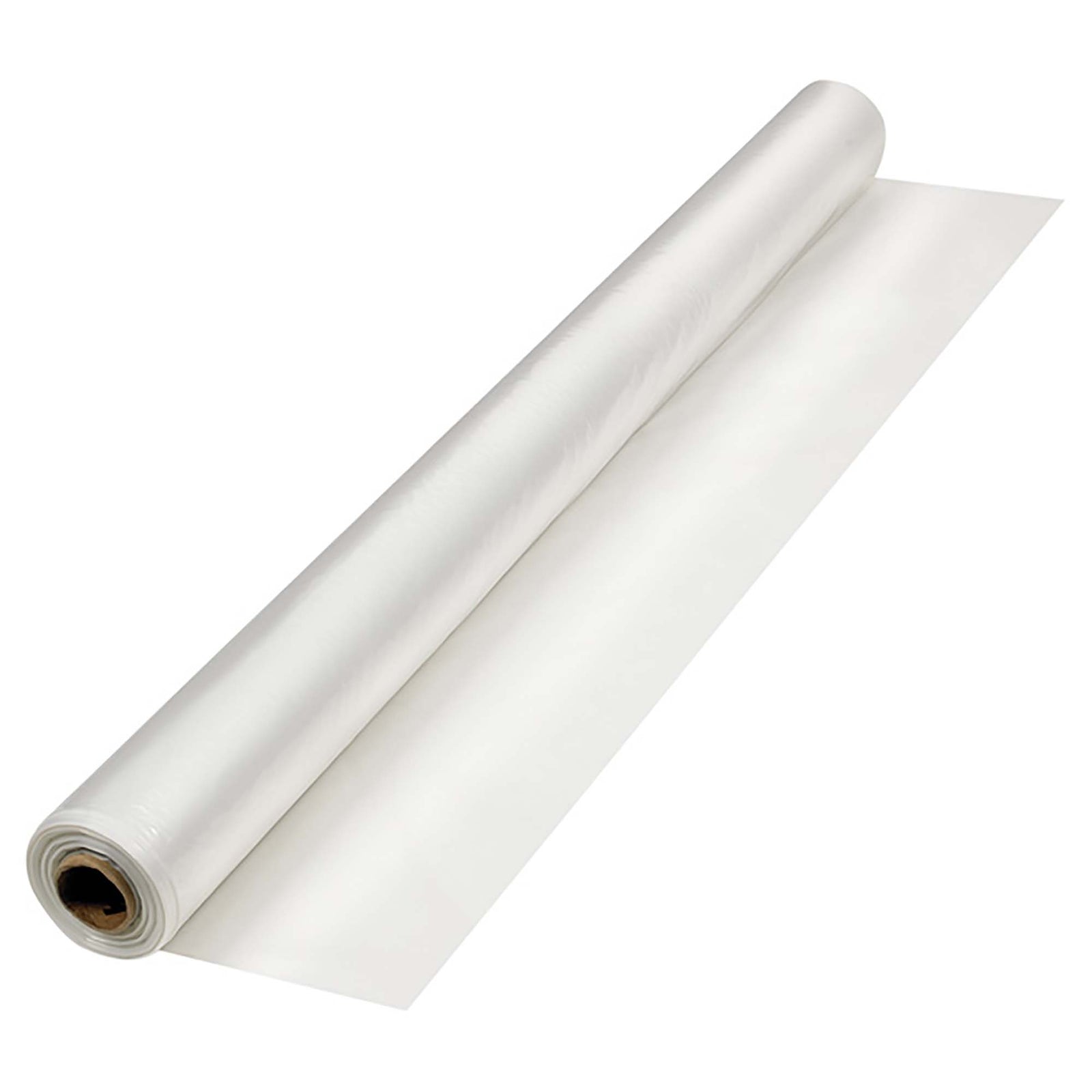 Pellicule en polythène transparente de calibre fort, 120'' x 25' 