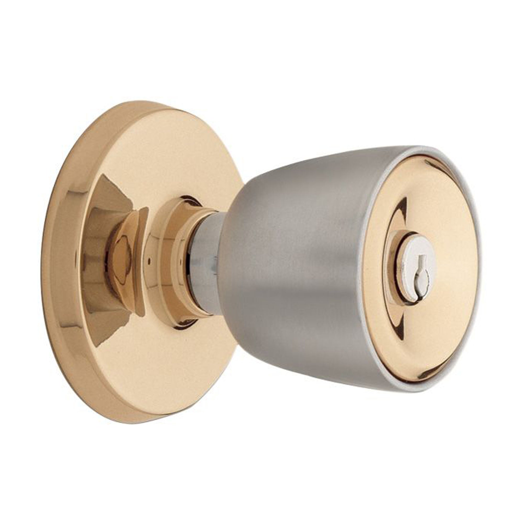 Bouton d'entrée Beverly, bronze chromé