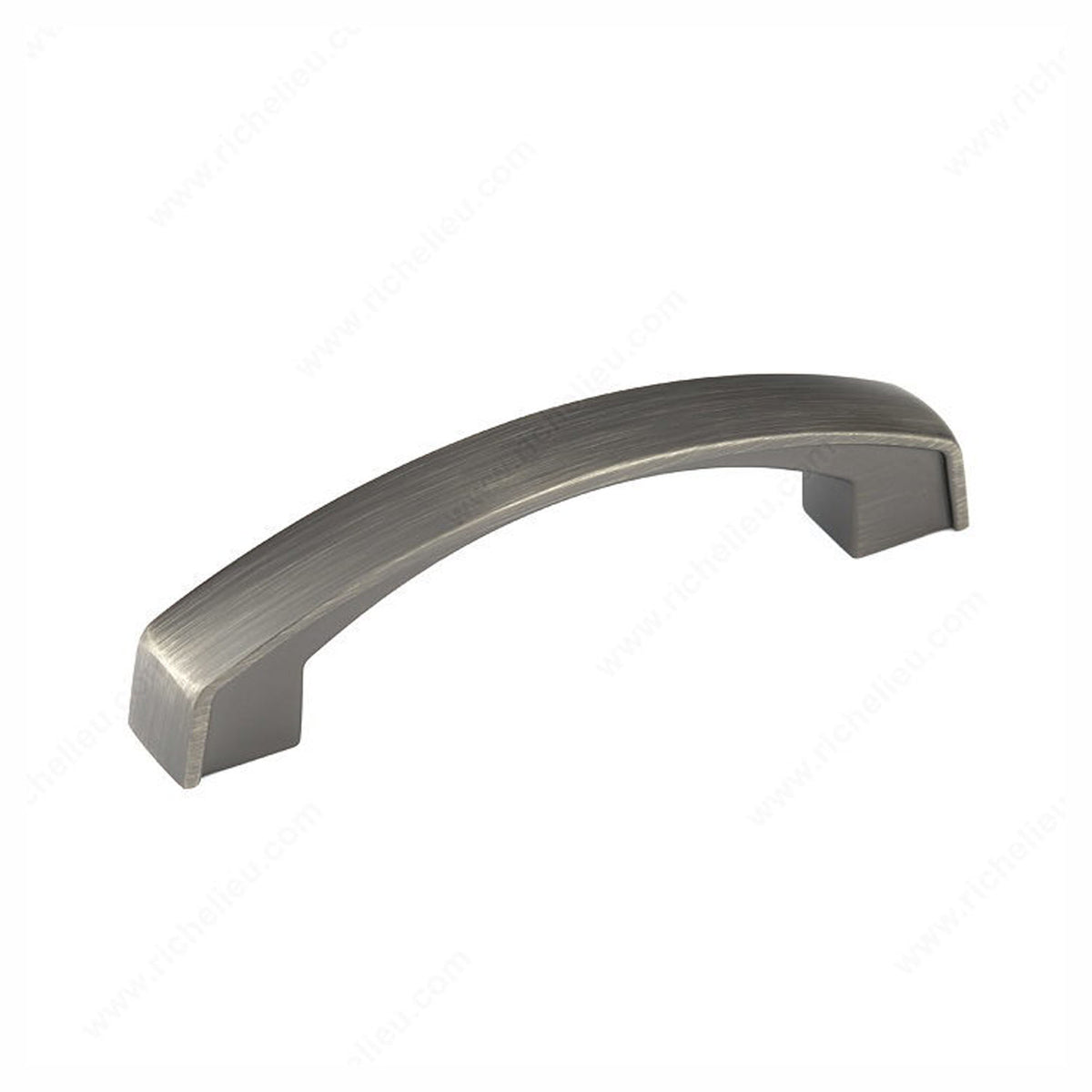 Poignée transitionnelle, nickel antique, 96 mm