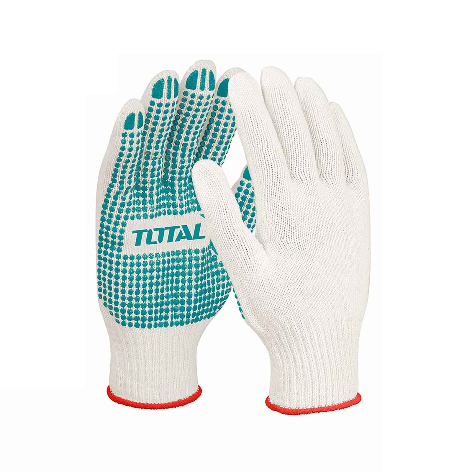 Gant de tricot avec grippe en PVC, XL (paquet de 12)