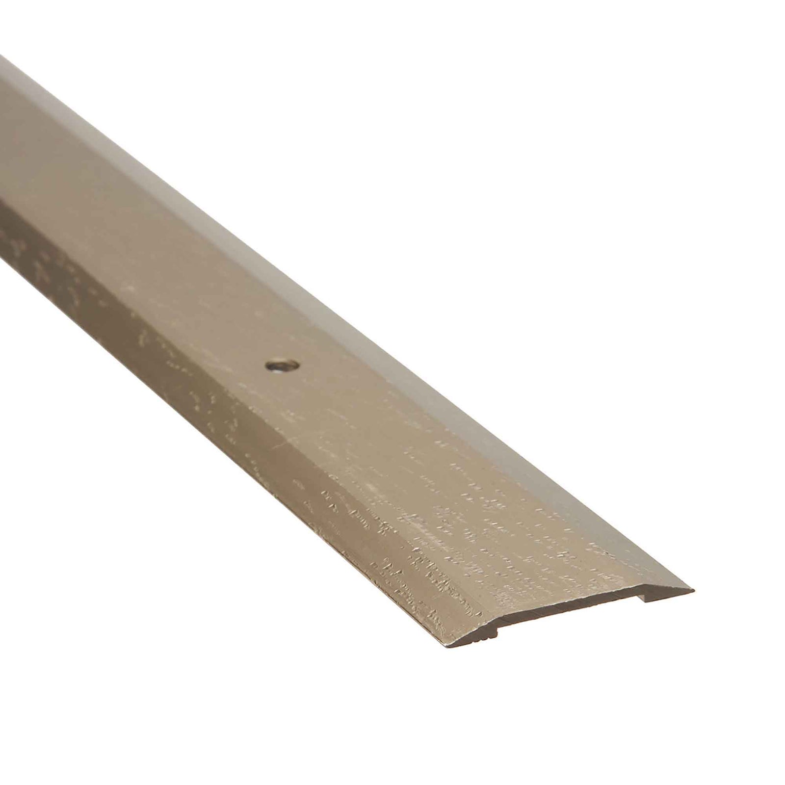 Bordure de joint de plancher titanium martelé, 1-1/4" x 3'