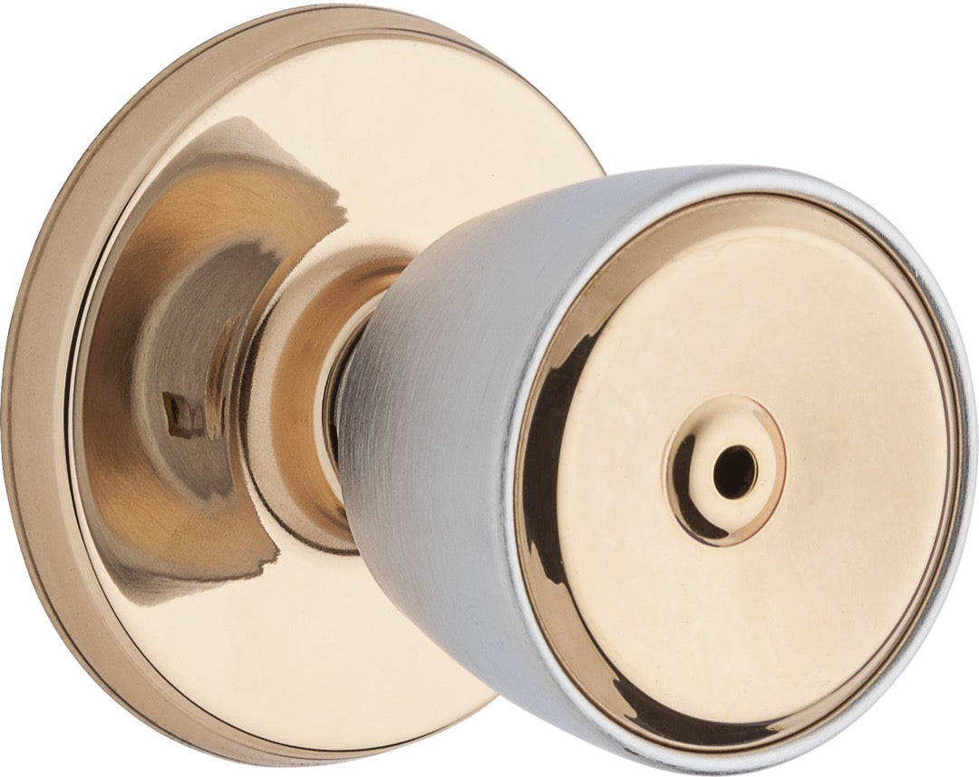 Bouton privée Beverly, bronze chromé