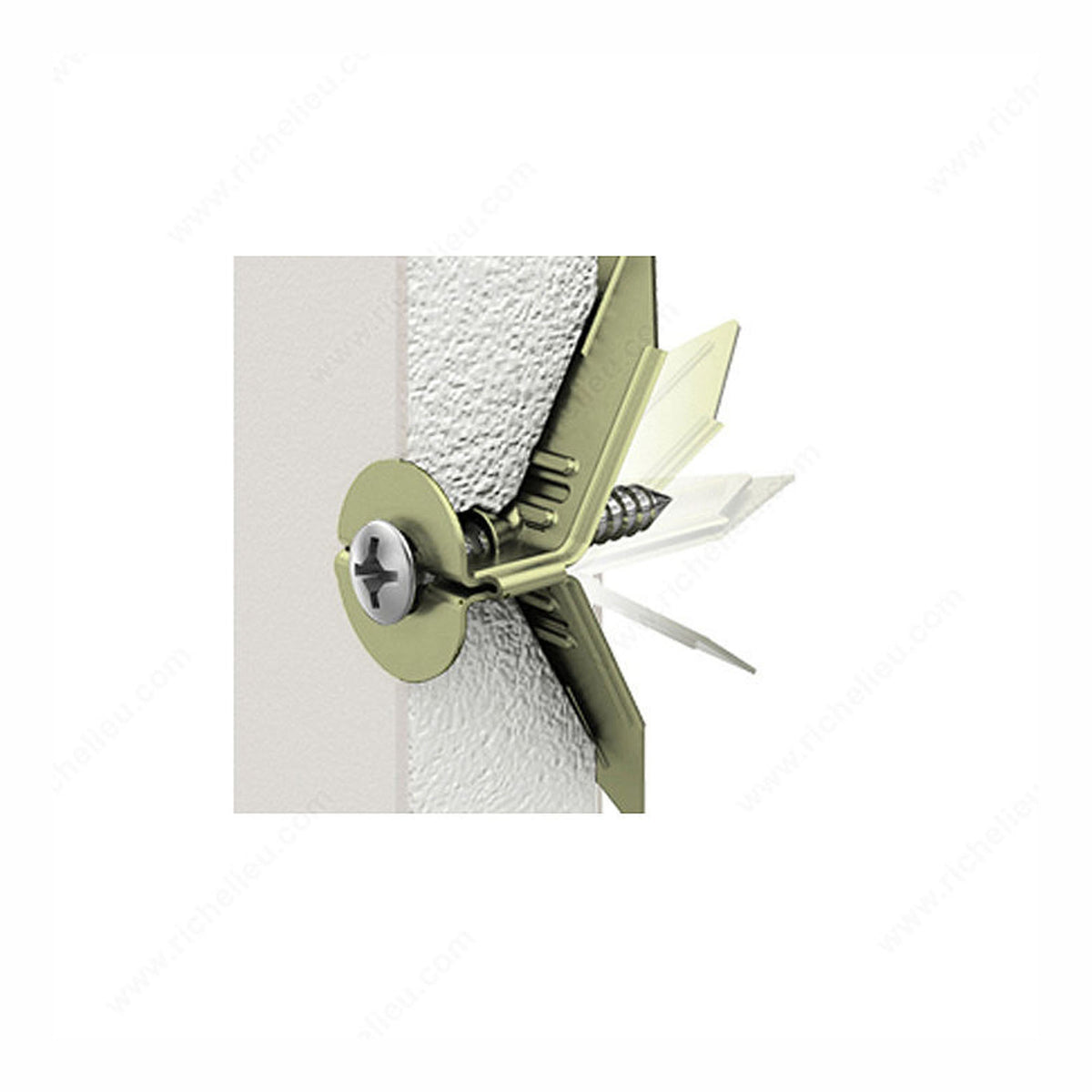 Calle à impact pour cloisons sèches, Wall-Arrow, avec vis (emballage de 4)