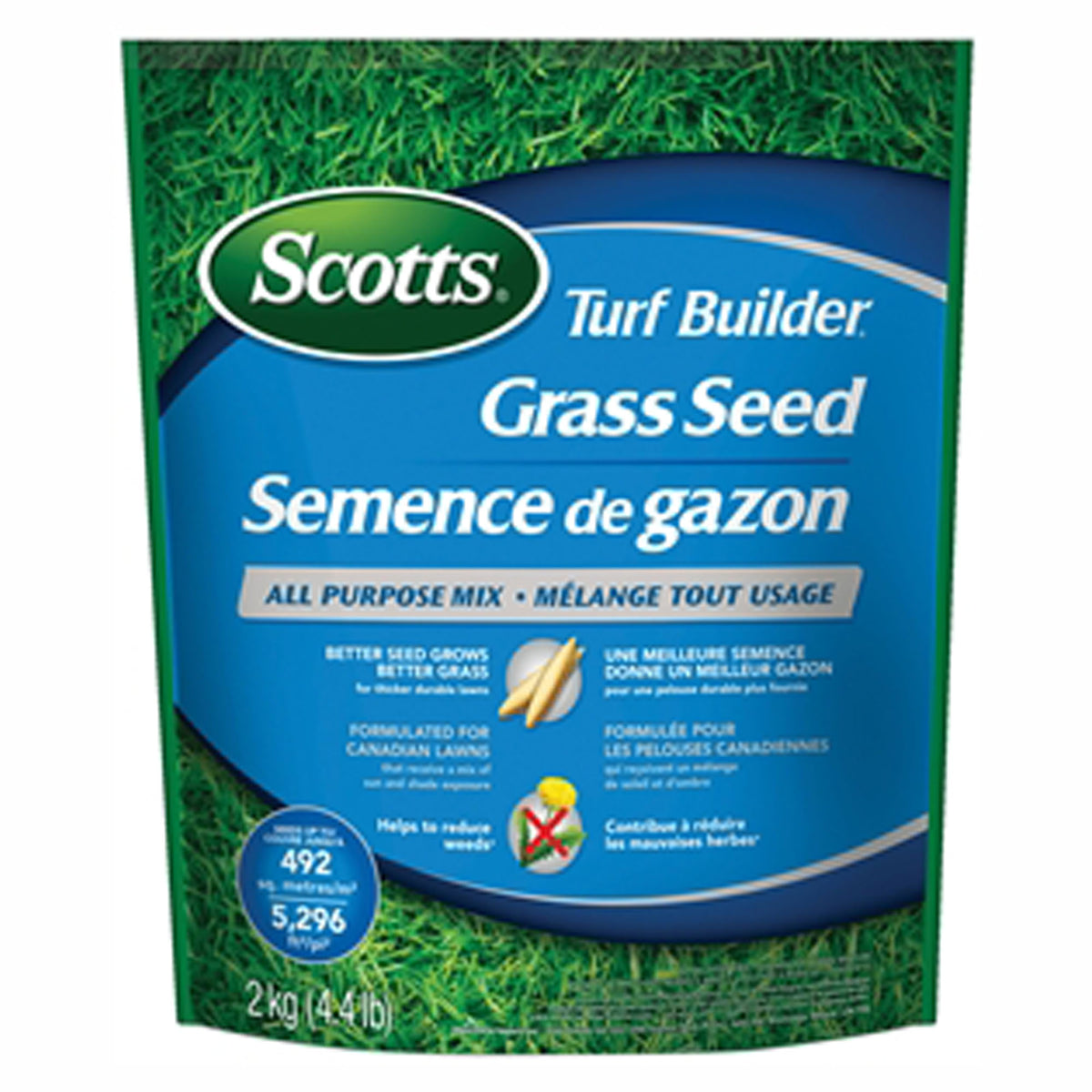 Semence à gazon tout usage, 2 kg