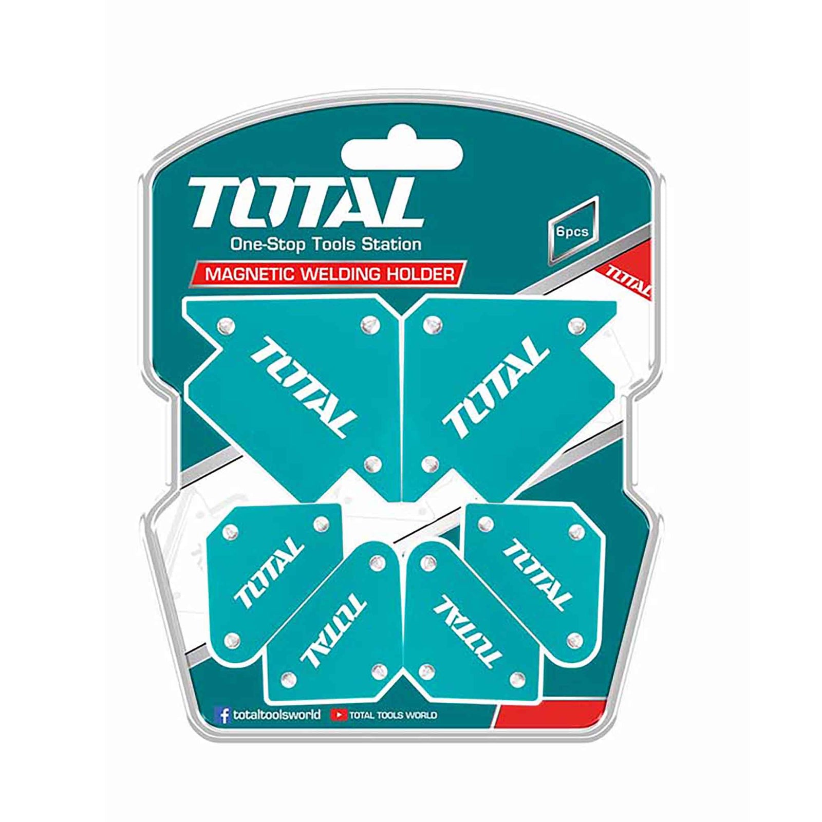 Ensemble de 6 aimants pour soudeur, 45°, 90°, 135°