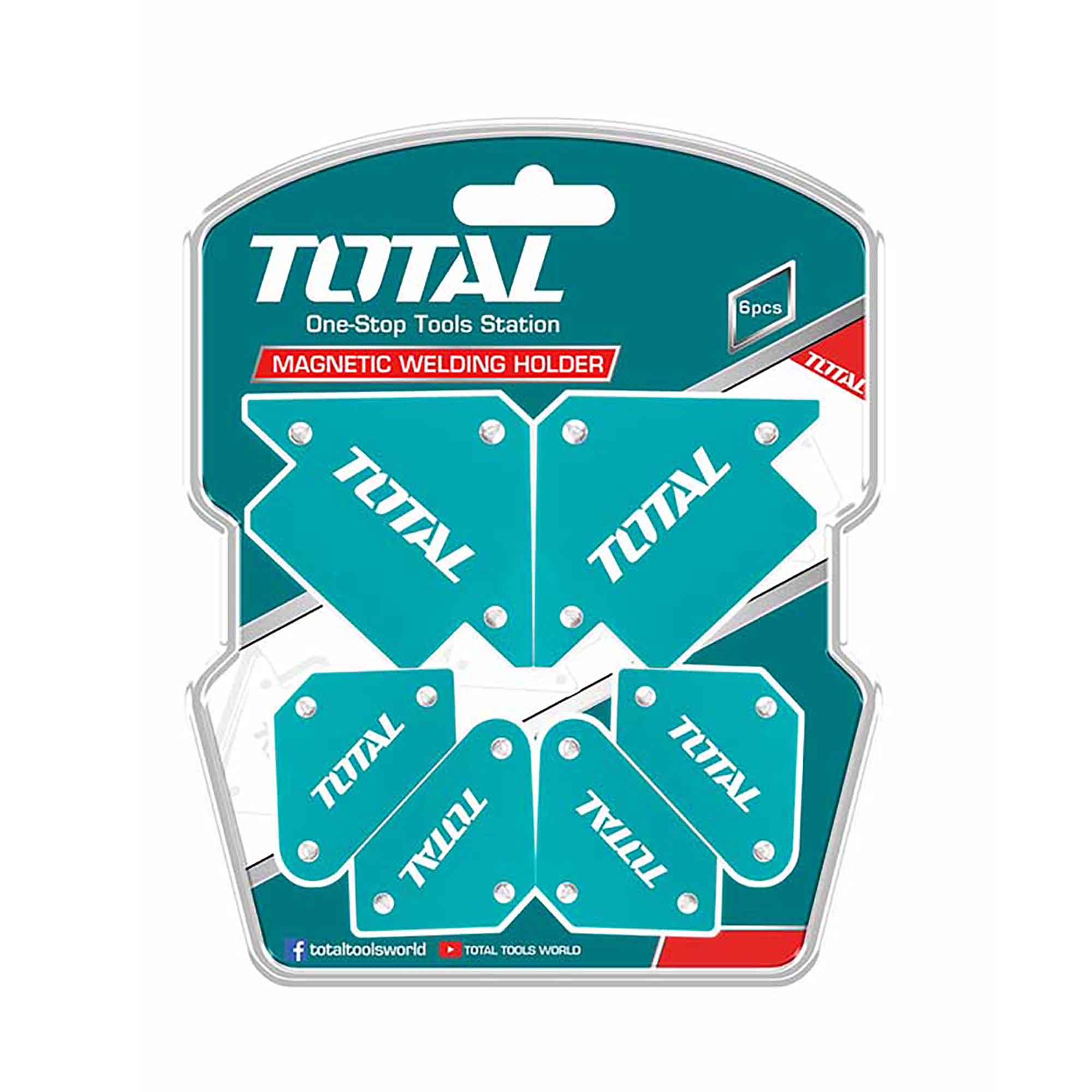 Ensemble de 6 aimants pour soudeur, 45°, 90°, 135°