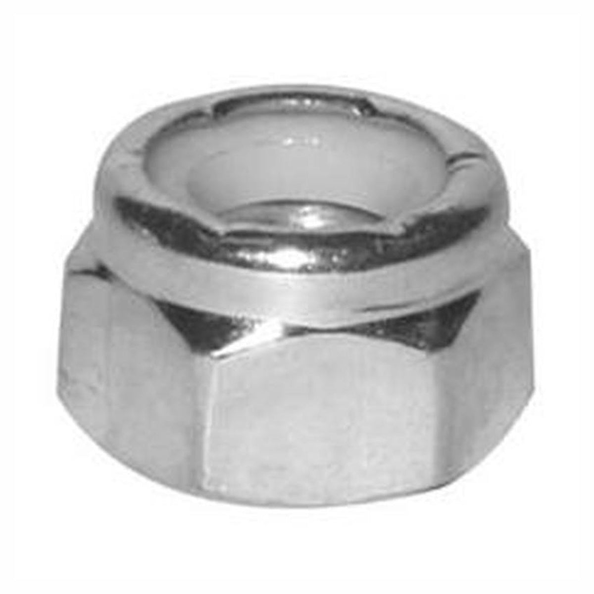 AA - Écrou de blocage hexagonal avec insertion de nylon, zinc, 5/16''-18 (emballage de 6)