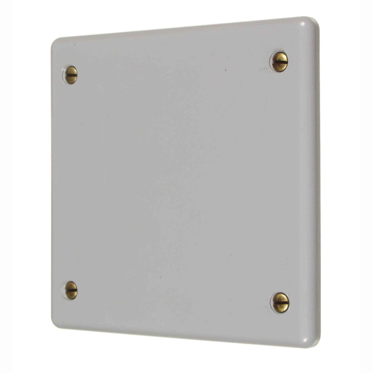Plaque de recouvrement vierge BRC20-2-U en PVC avec joint, 2 groupes  